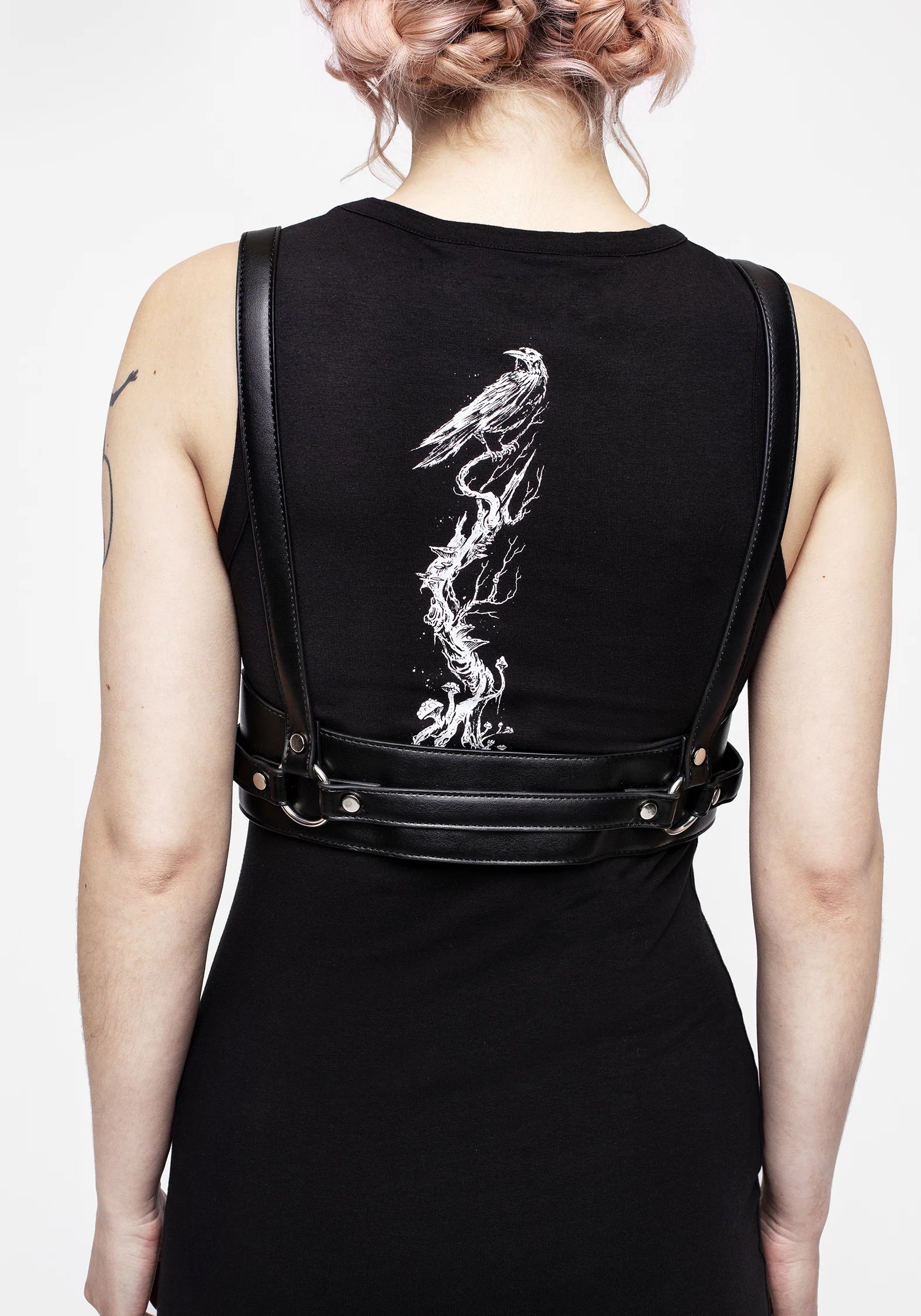 Maeve Western Antique Silver Harness - Image 4
