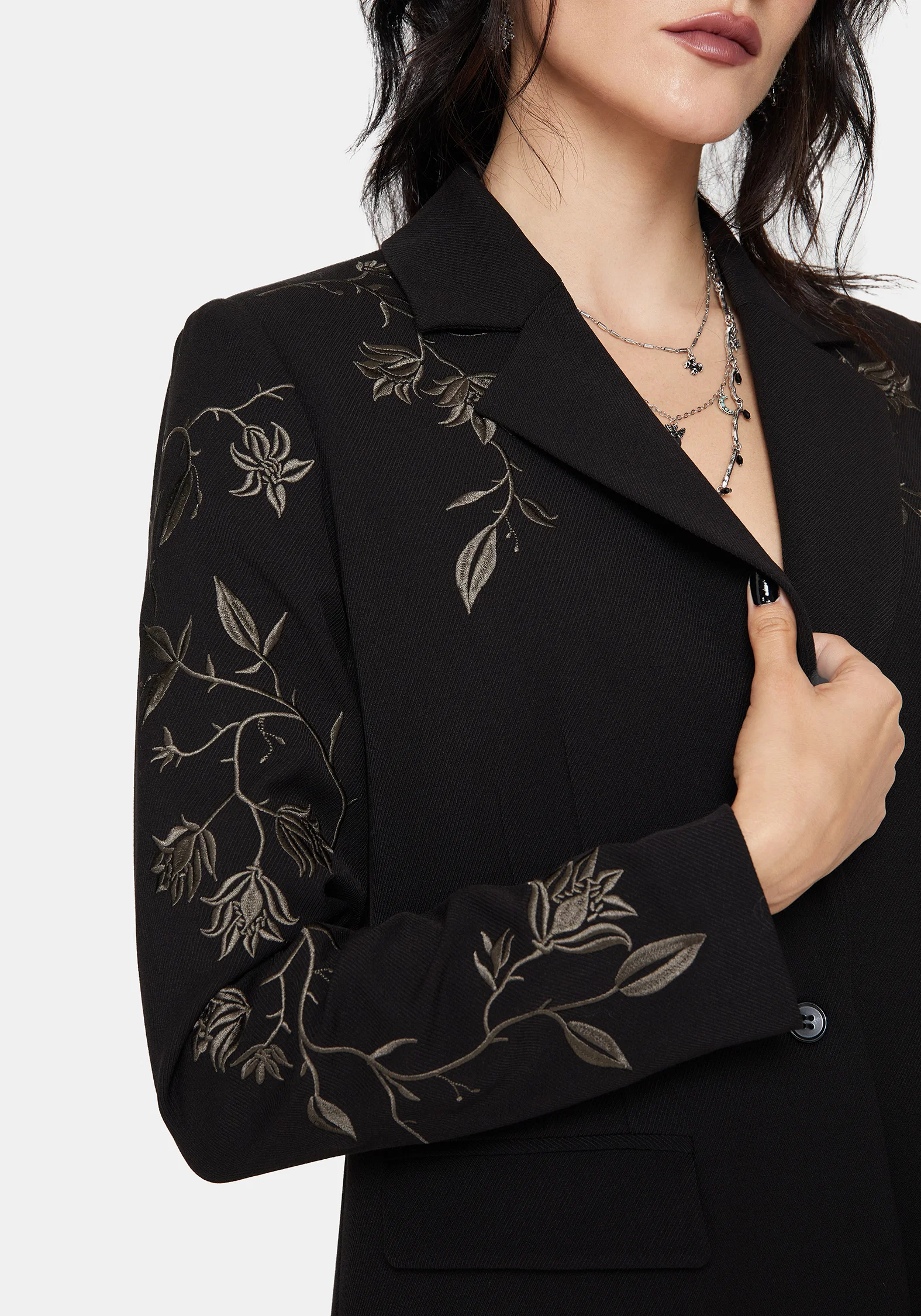 Maira Embroidered Blazer - Image 2