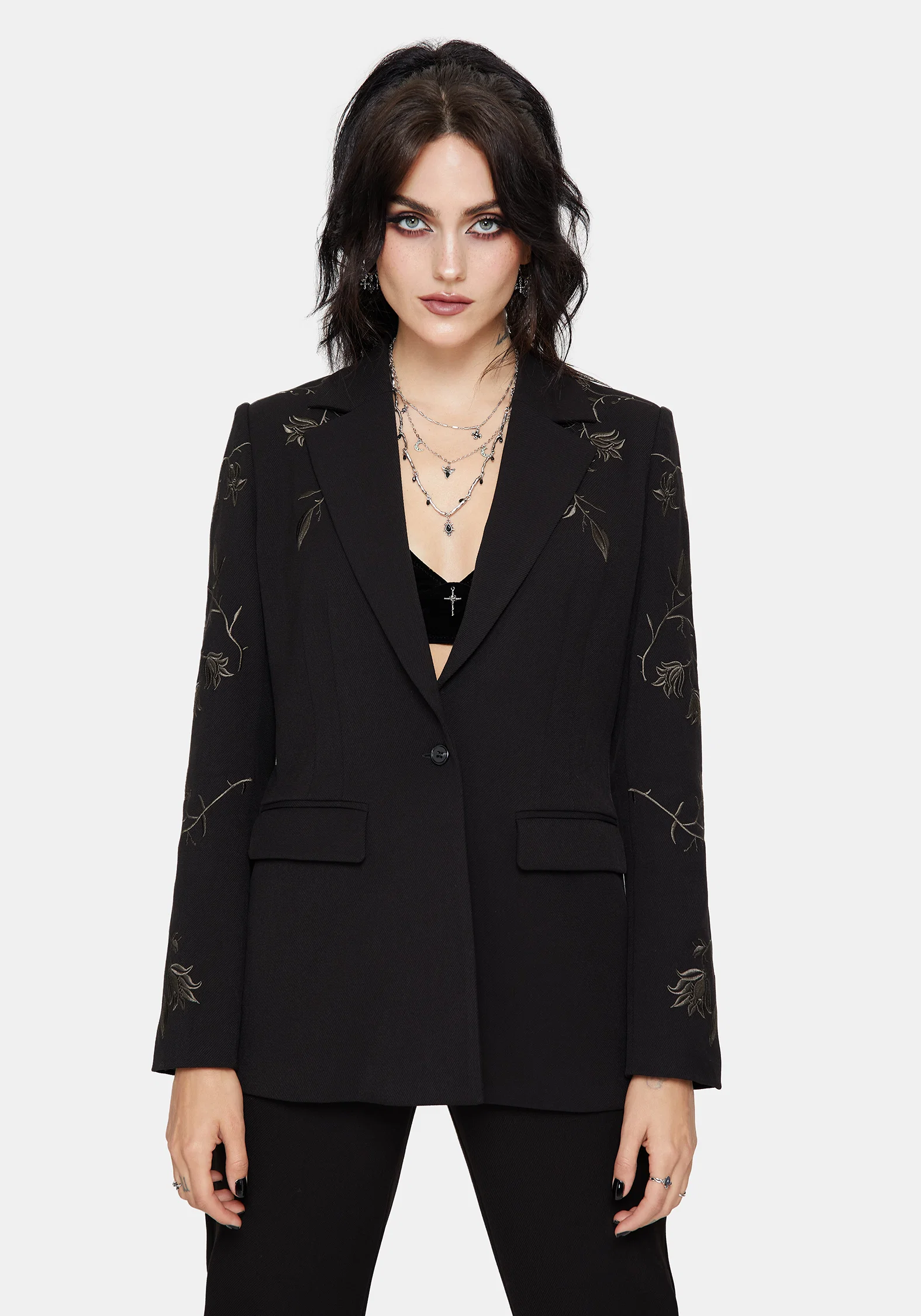 Maira Embroidered Blazer - Image 4