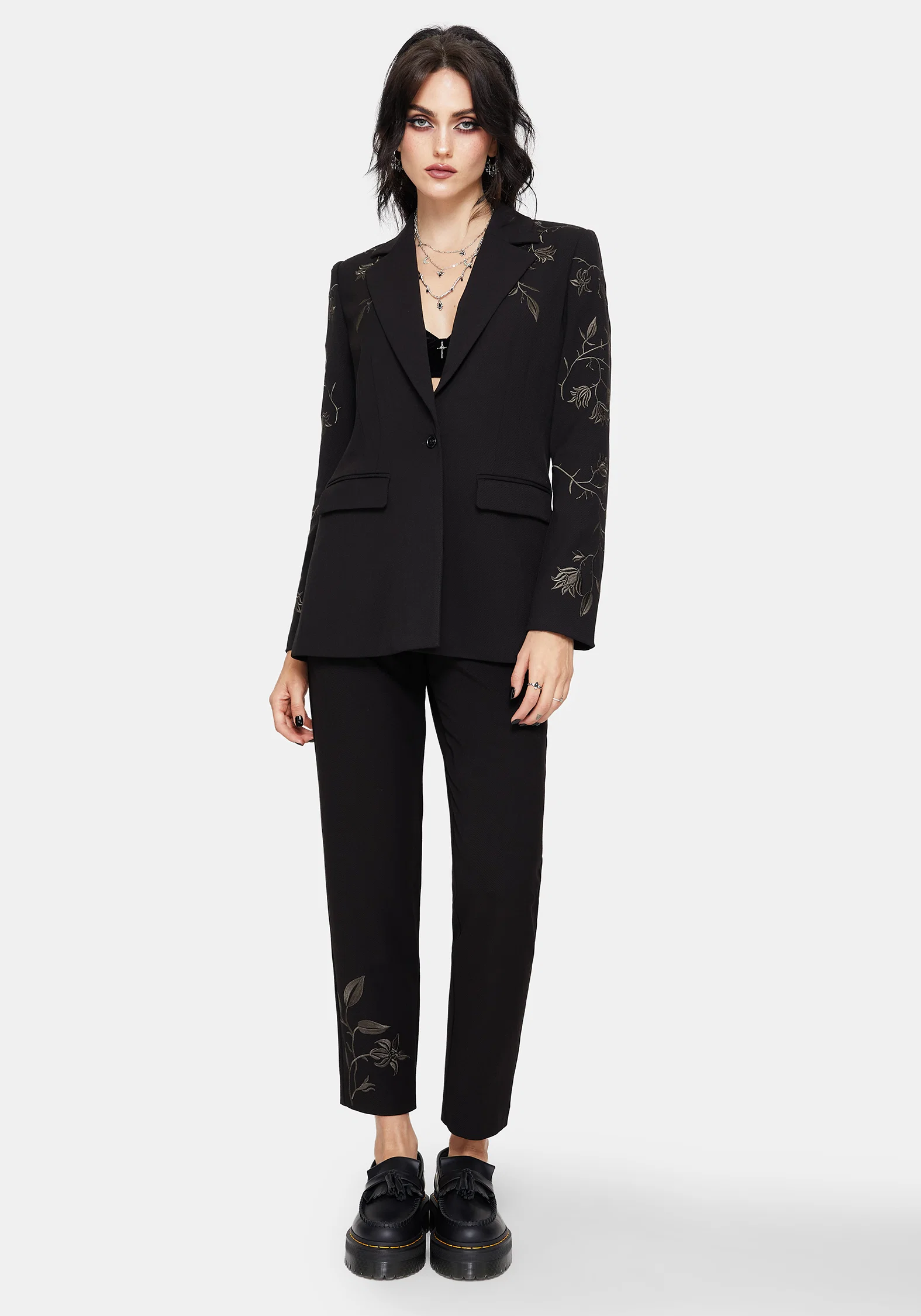 Maira Embroidered Blazer - Image 7