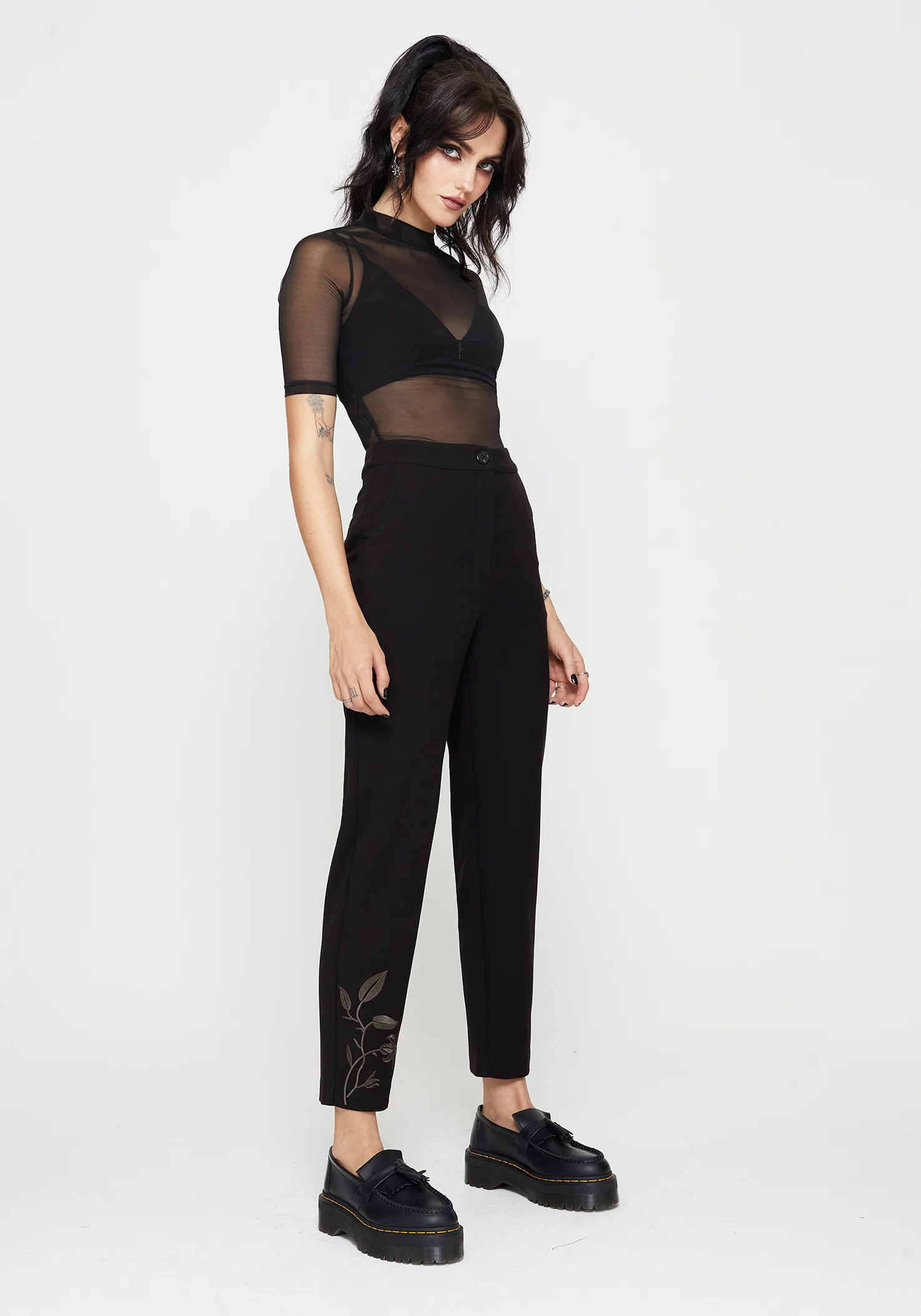 Maira Ivy Slim Trousers - Image 4