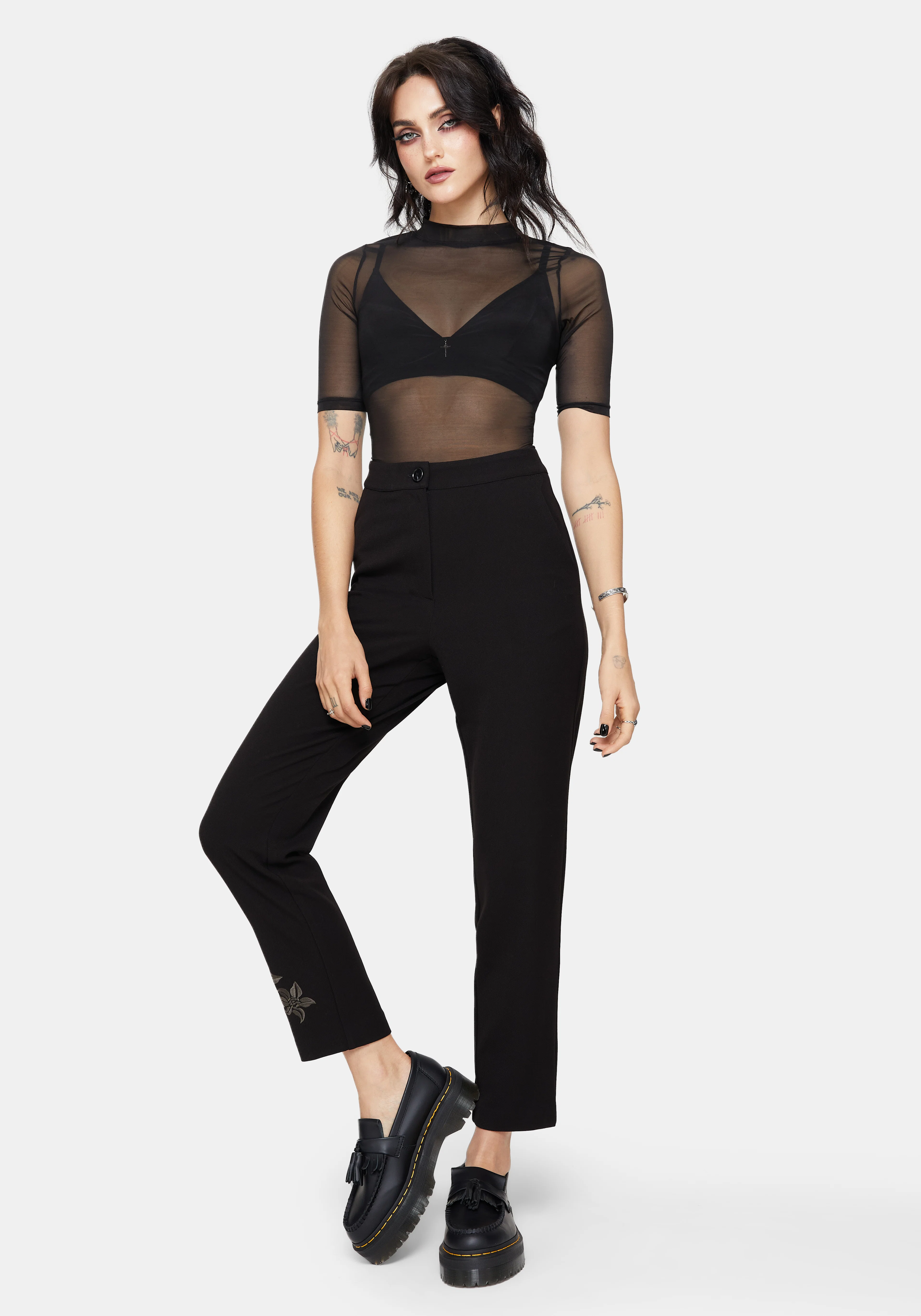 Maira Ivy Slim Trousers - Image 5