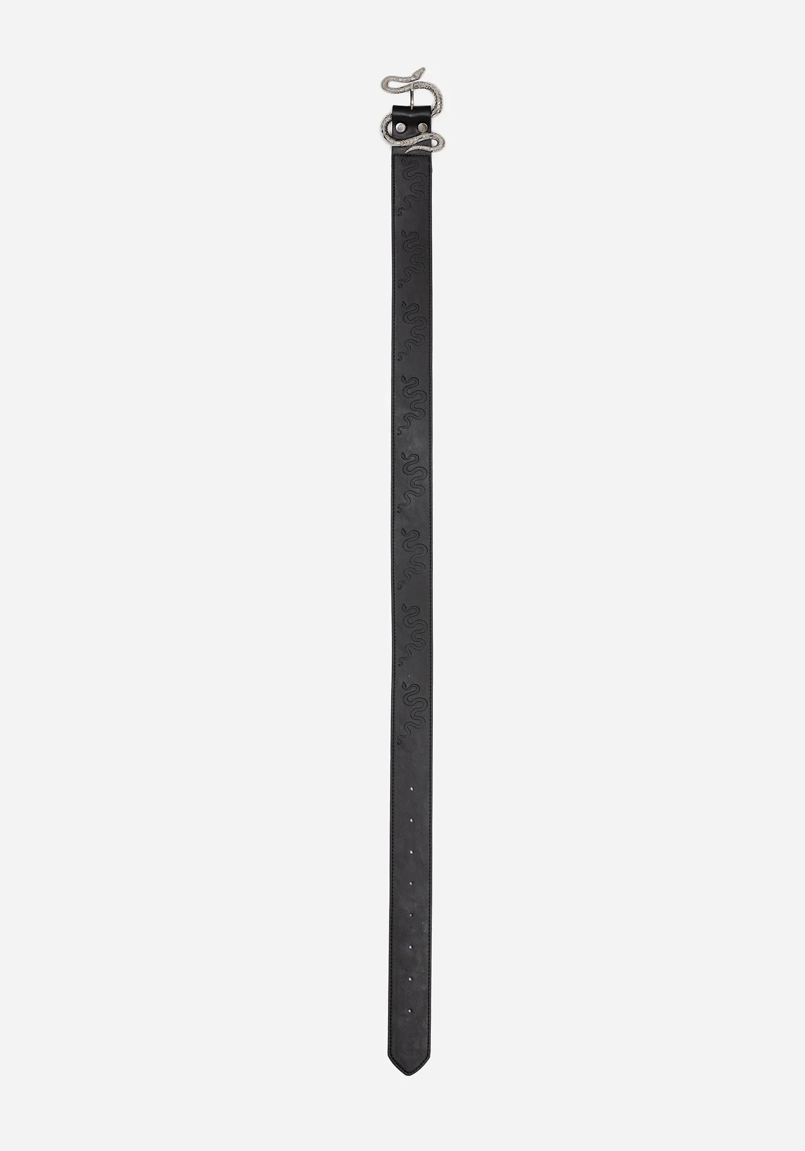 Mamba Debossed Belt With Snake Buckle - Image 10