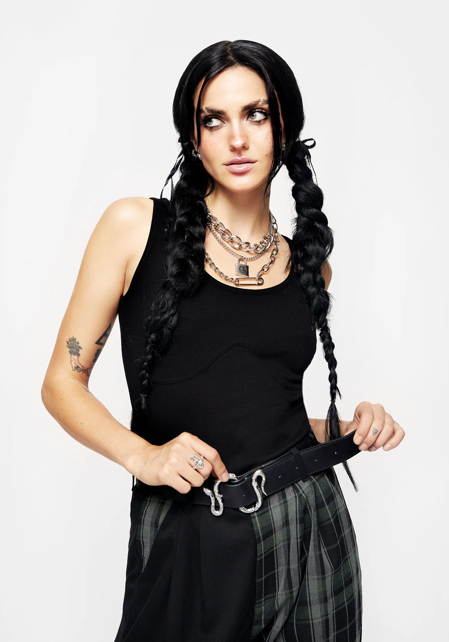 Mamba Debossed Belt With Snake Buckle - Image 6