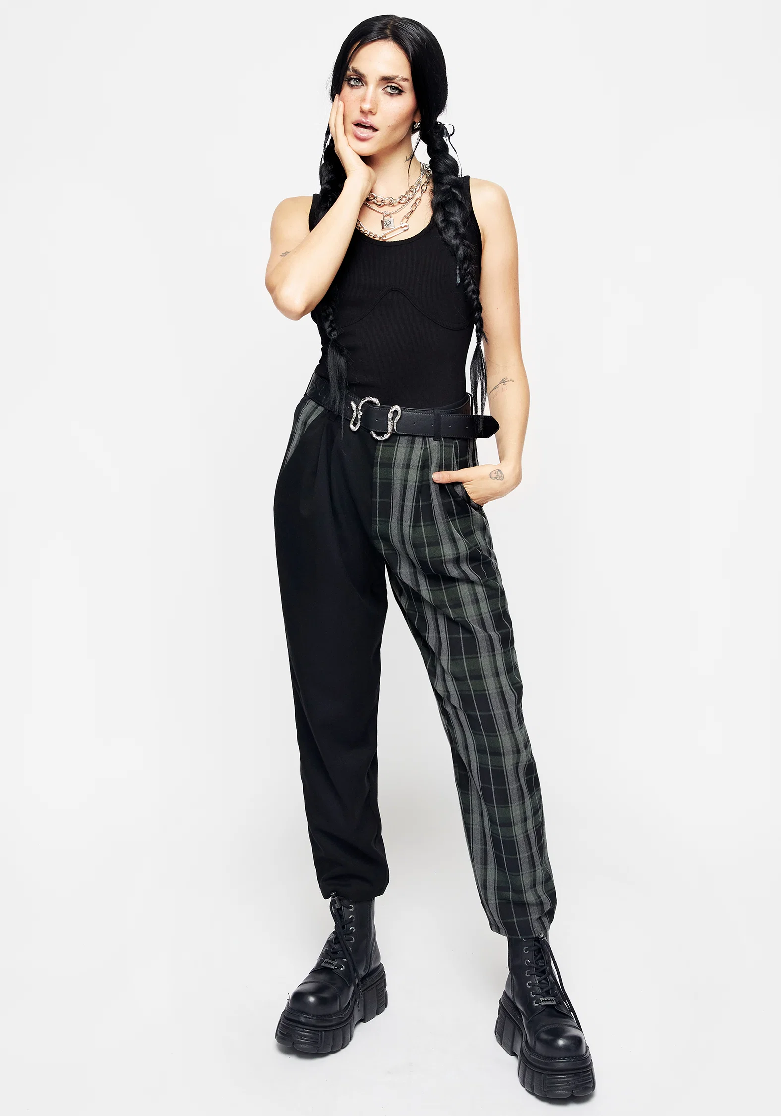 Mamba Debossed Belt With Snake Buckle - Image 8