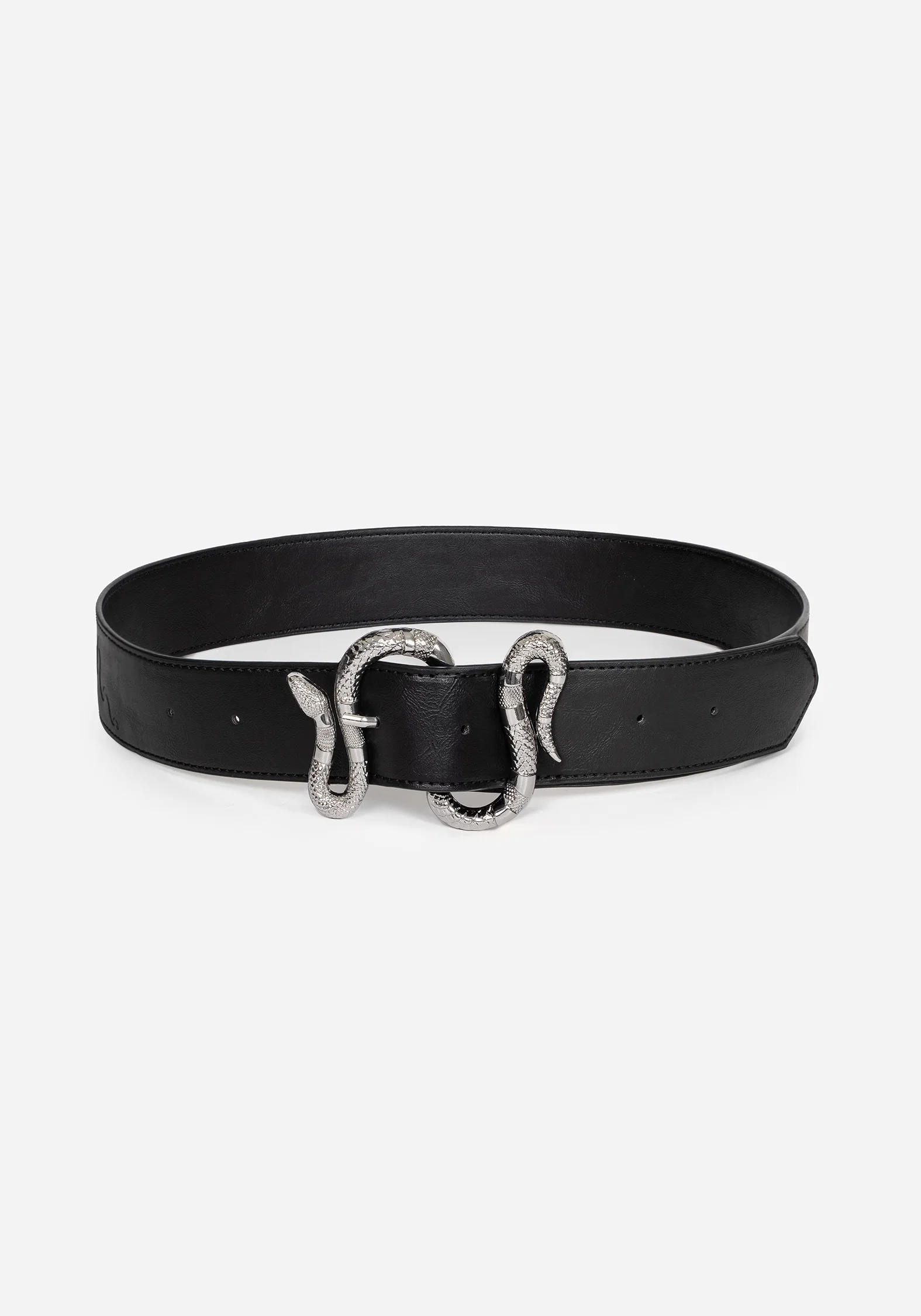 Mamba Debossed Belt With Snake Buckle - Image 9