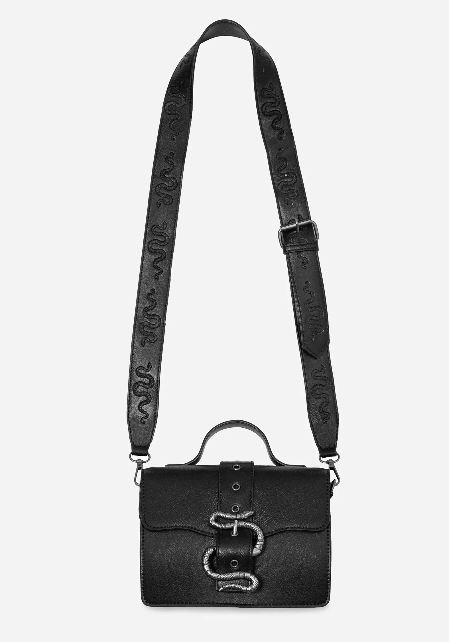 Mamba Snake Buckle Crossbody Bag - Image 8