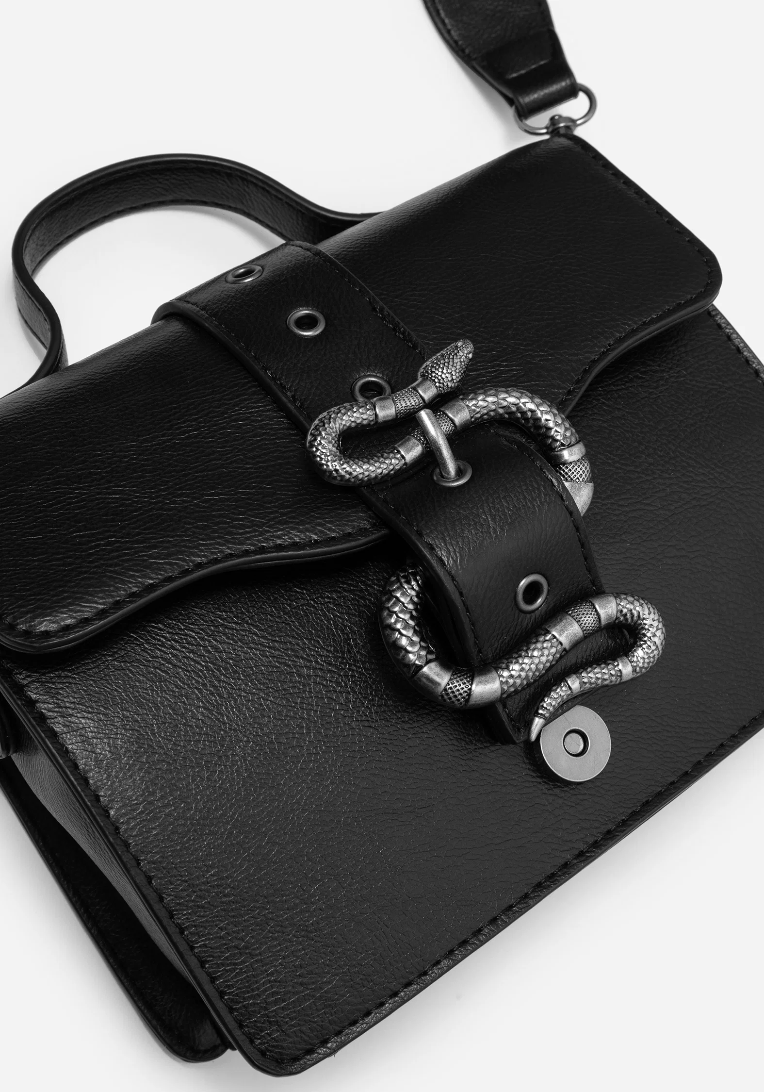 Mamba Snake Buckle Crossbody Bag - Image 9