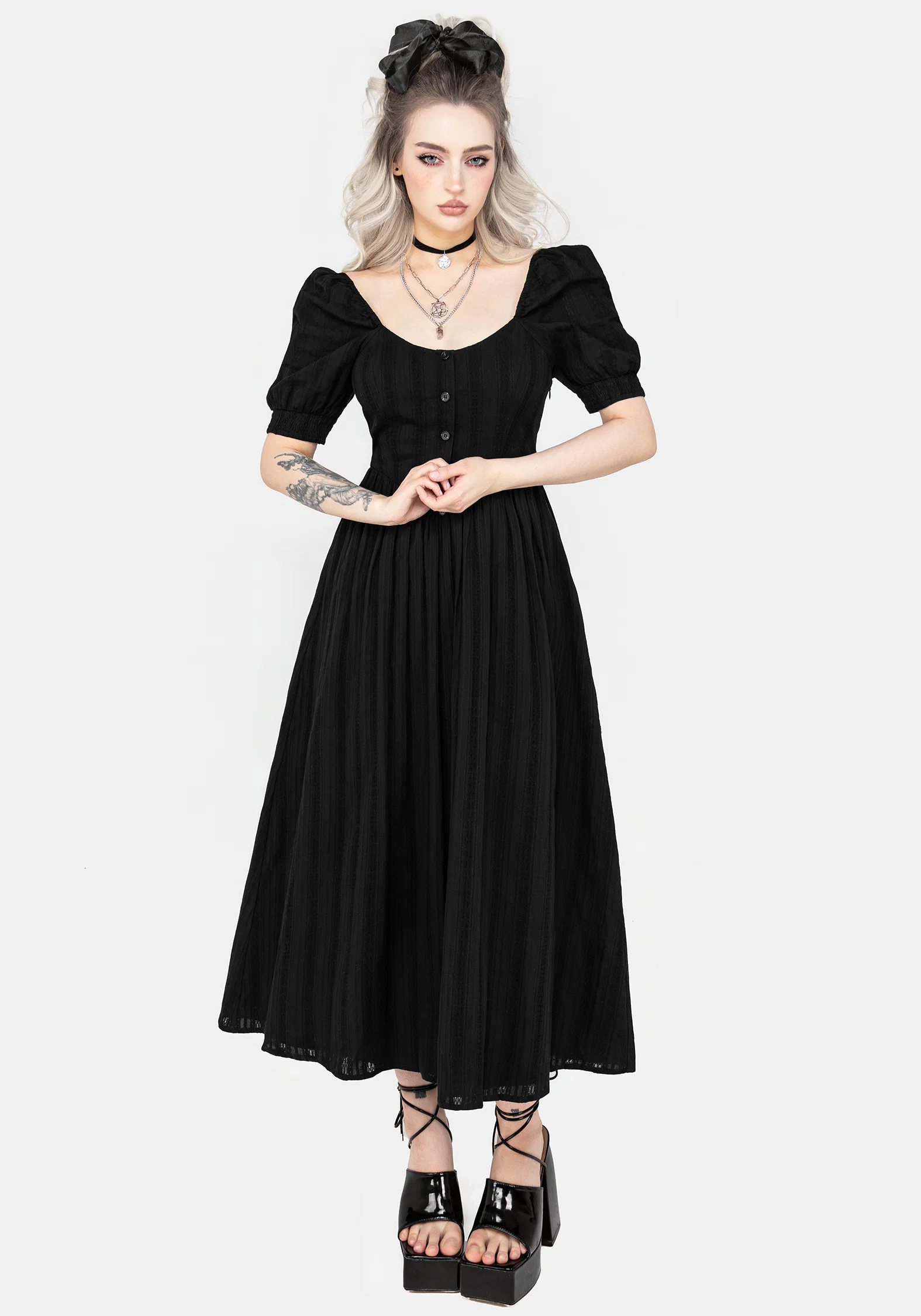 Marcia Broderie Midaxi Dress - Image 4