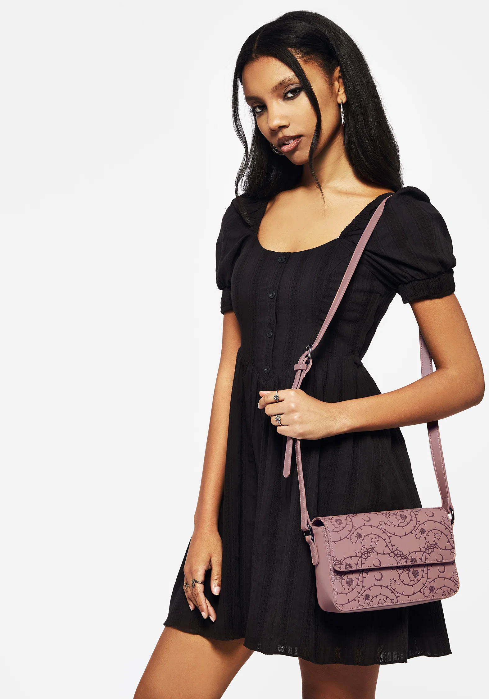 Marcia Broderie Mini Dress - Image 4