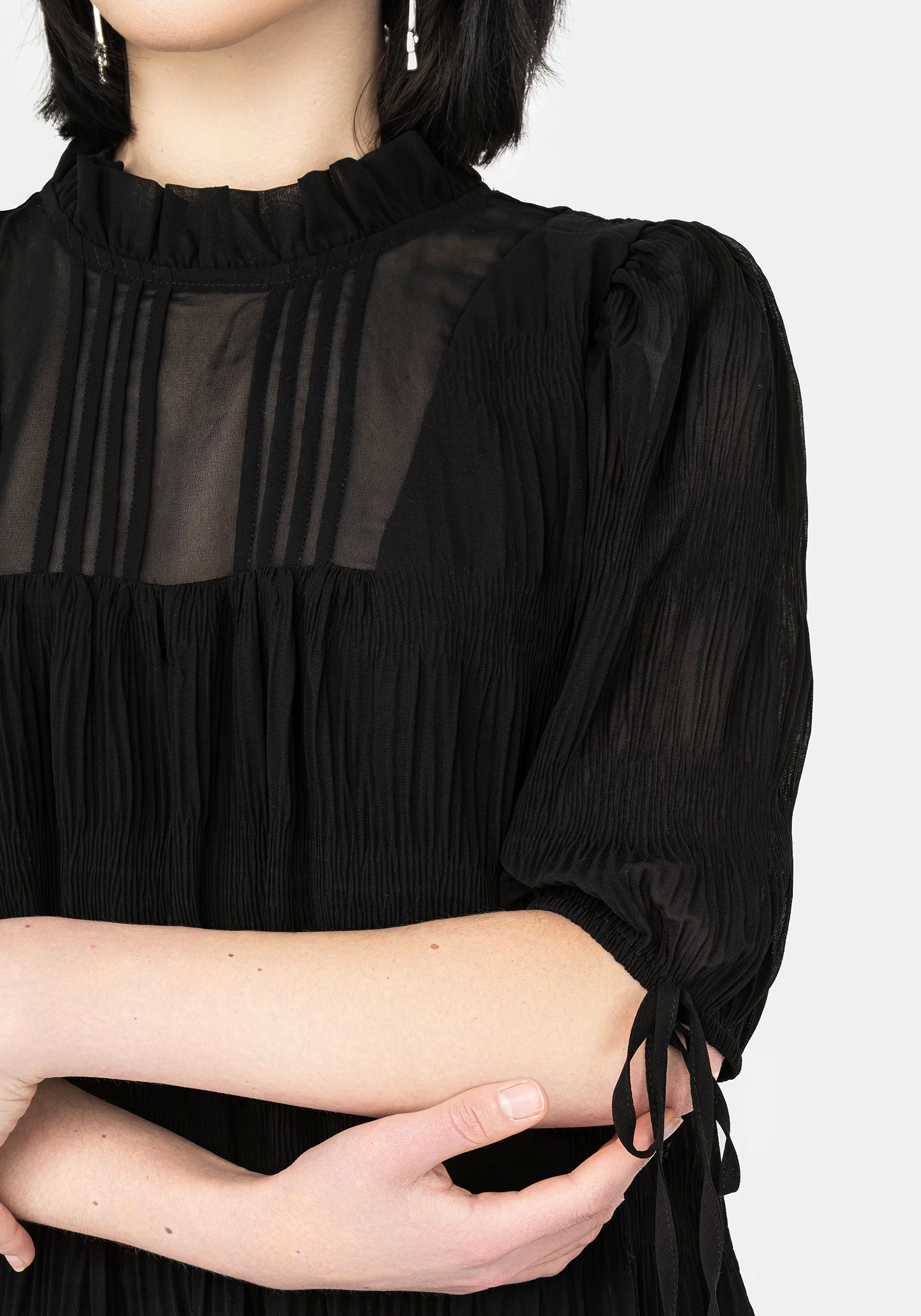 Marianna Chiffon Mini Dress - Image 2