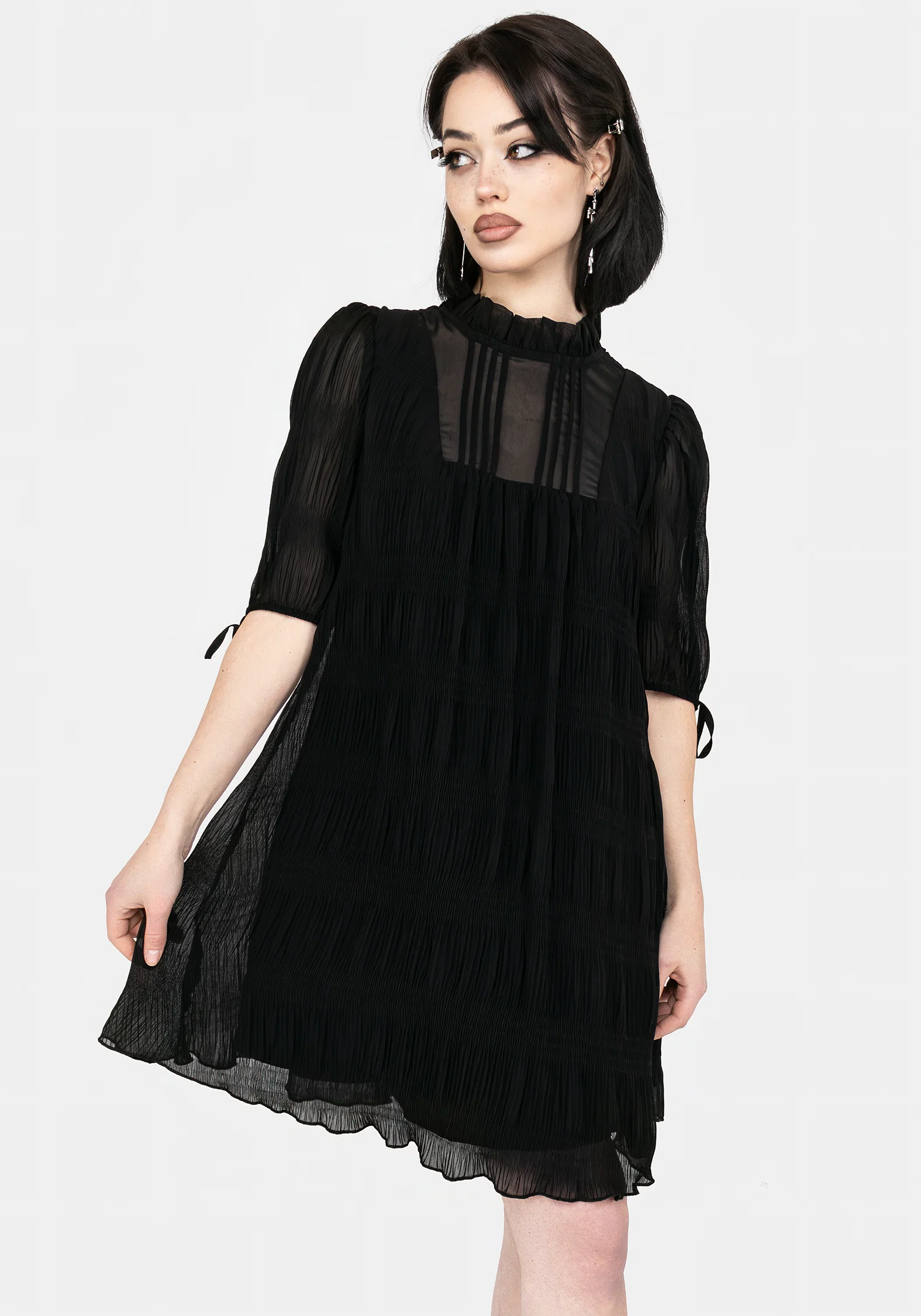 Marianna Chiffon Mini Dress - Image 6