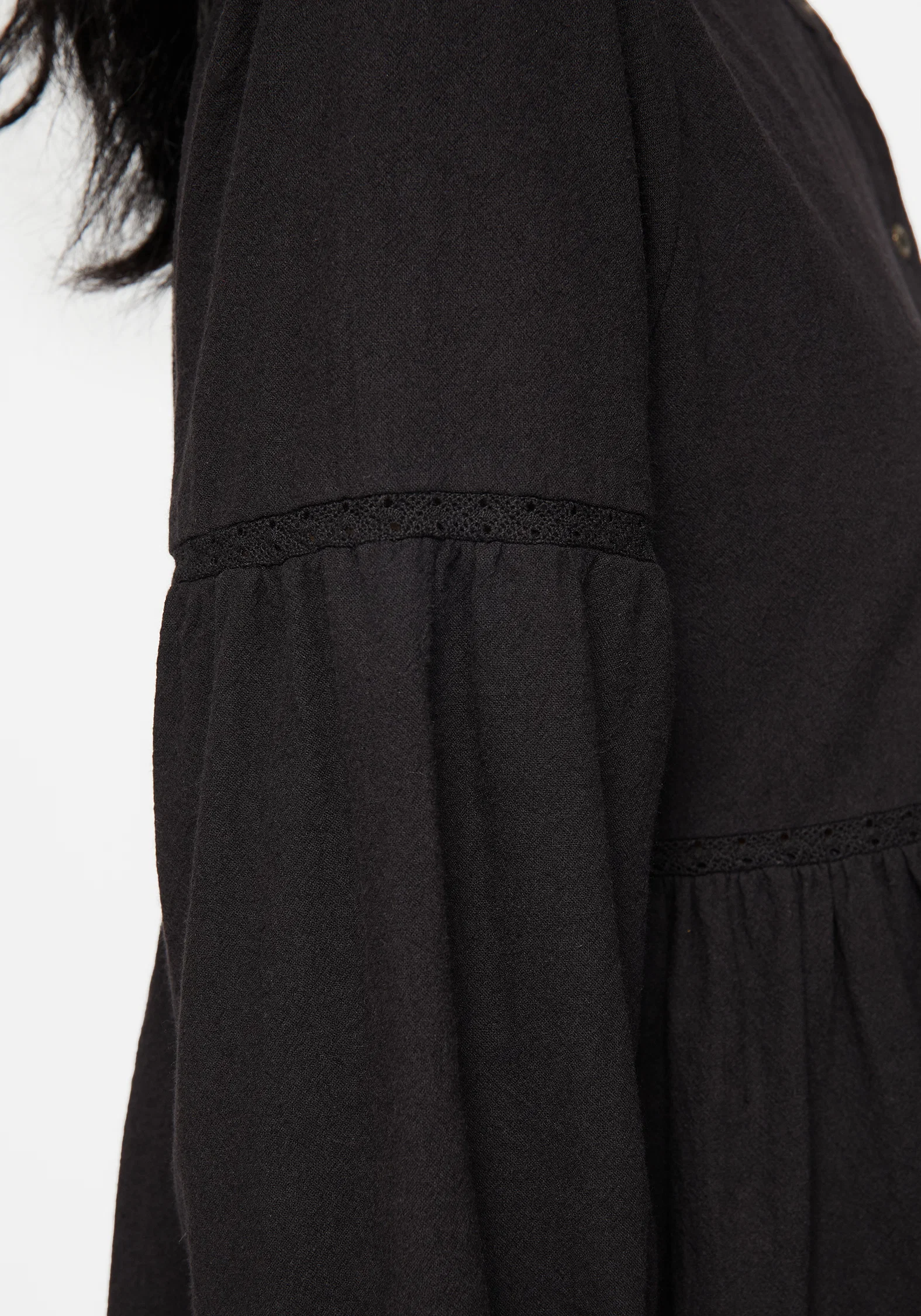 Marigold Cotton Button Up Smock Mini Dress - Image 5