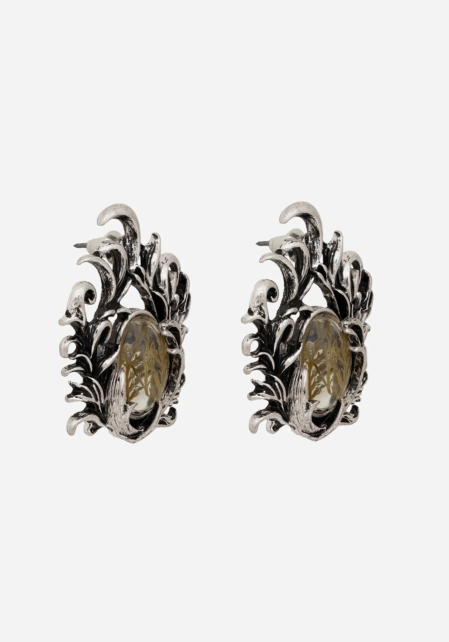 Marte Trapped Flower Earrings - Image 3