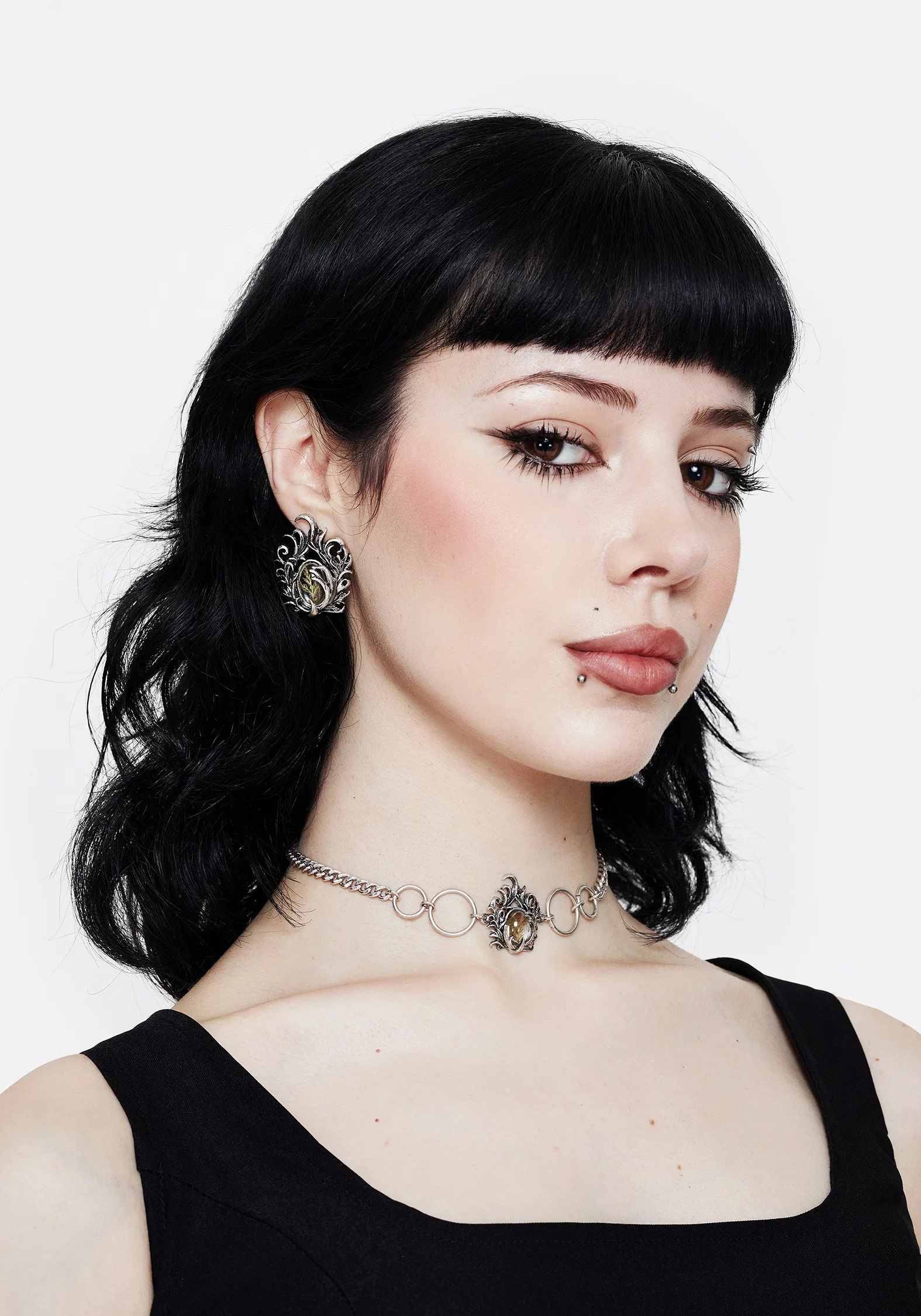 Marte Trapped Flower Earrings - Image 4