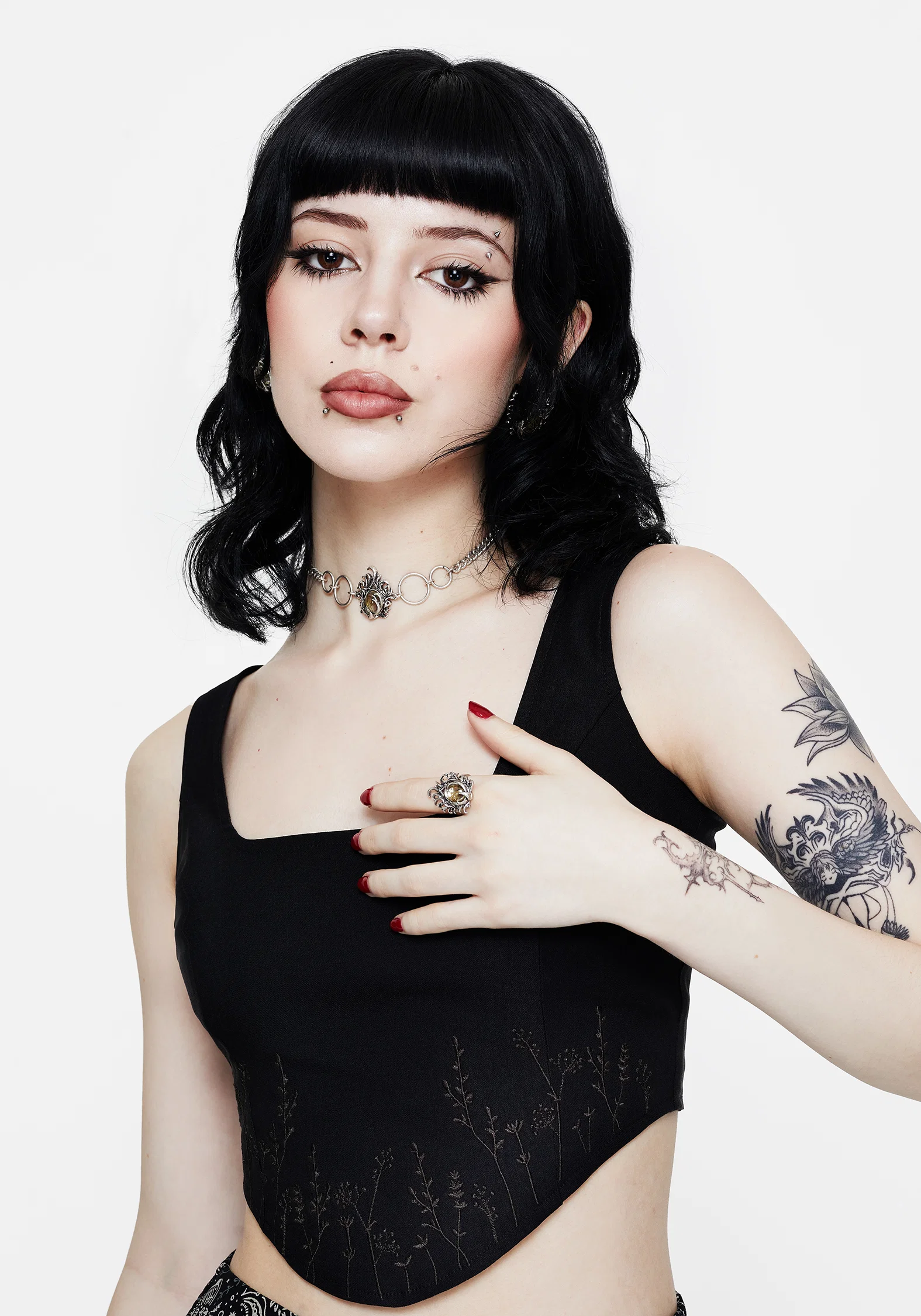 Marte Trapped Flower Ring - Image 5