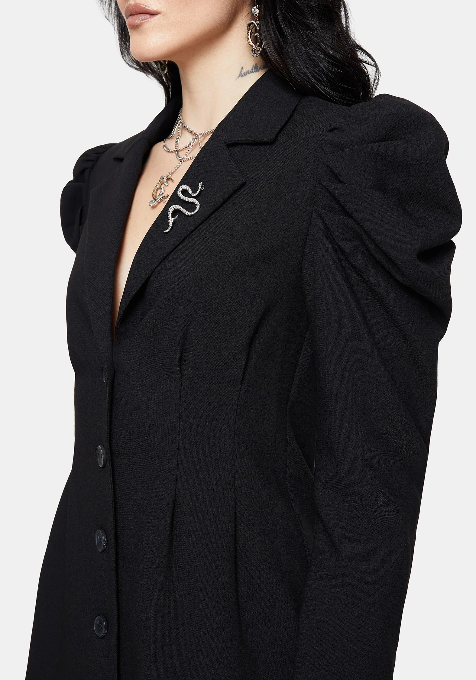 Maura Tailored Double Layered Blazer Dress - Image 2