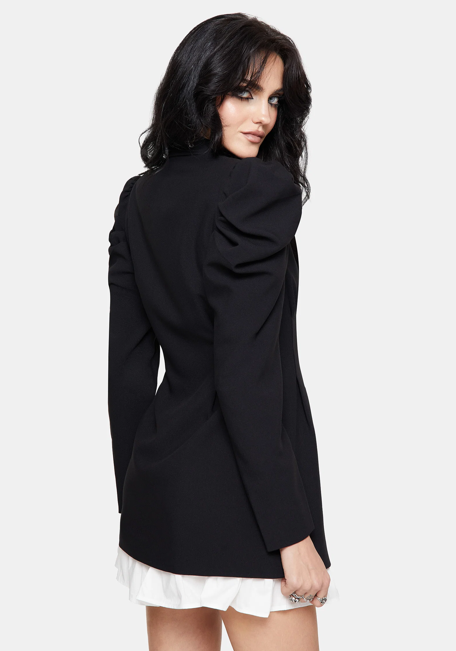 Maura Tailored Double Layered Blazer Dress - Image 3