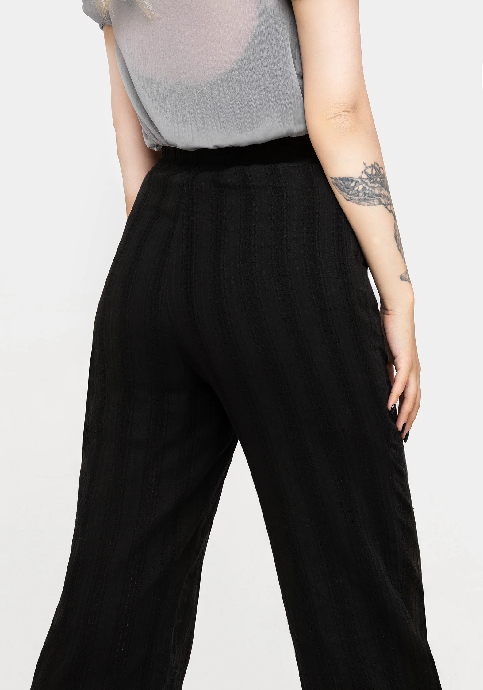Mayhem Cotton Balloon Leg Trousers - Image 6