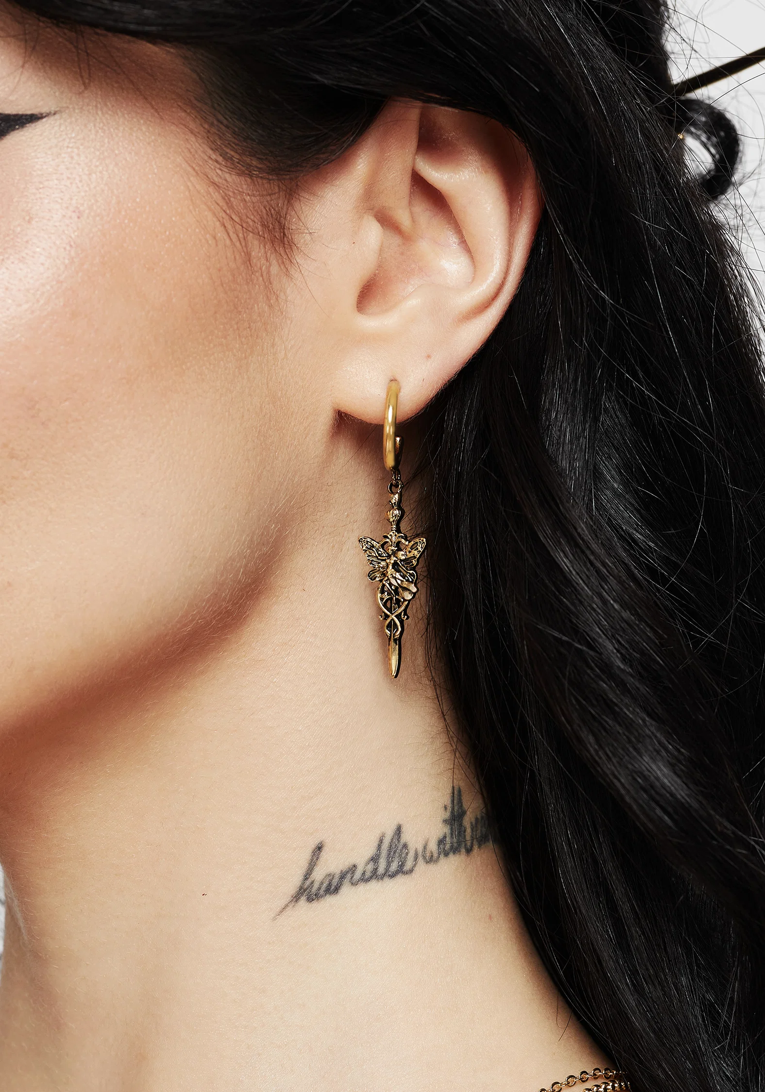 Maypole Fairy Dagger Drop Earrings - Image 3