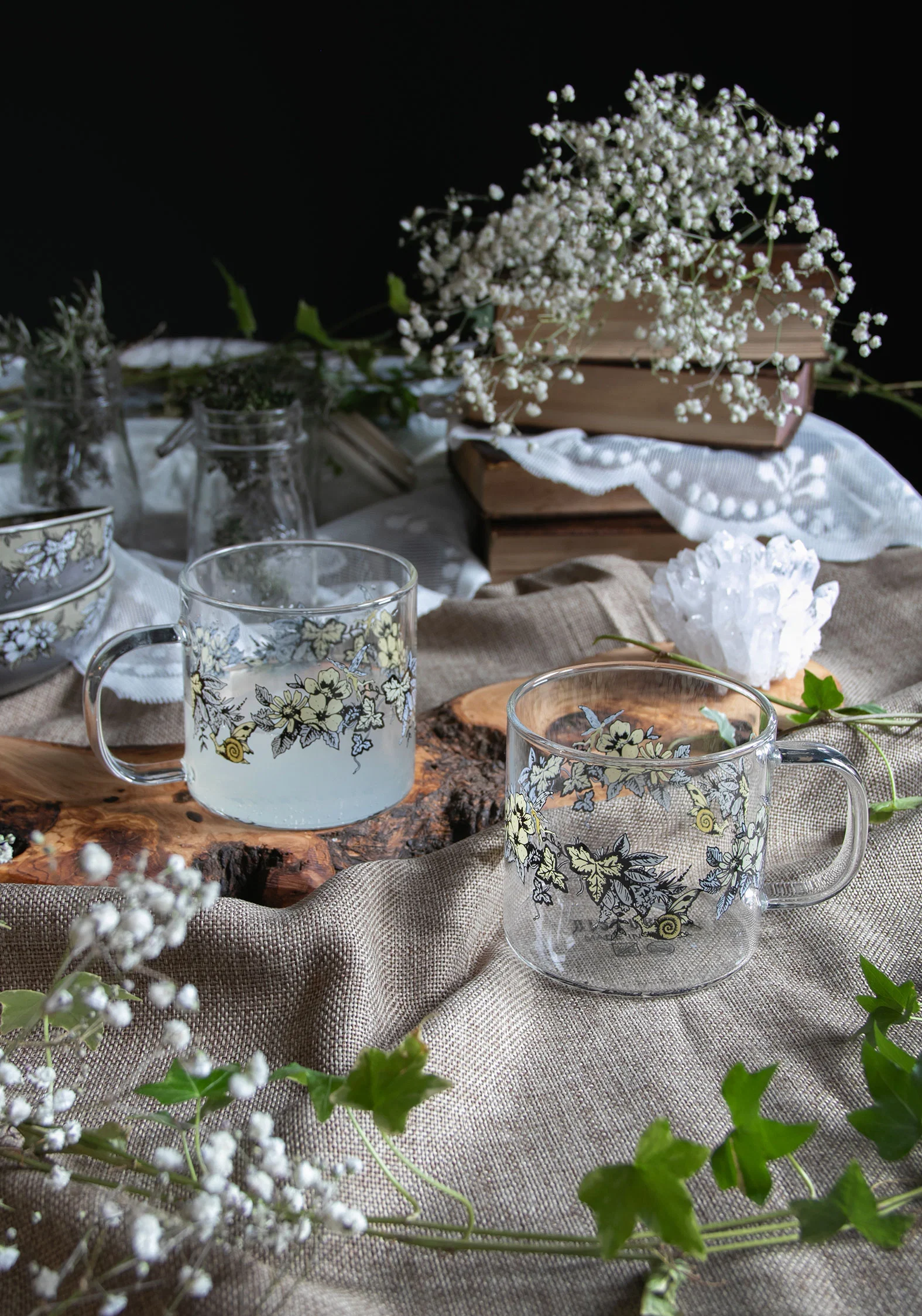 Maypole Glass Mug (2 Piece Set) - Image 2