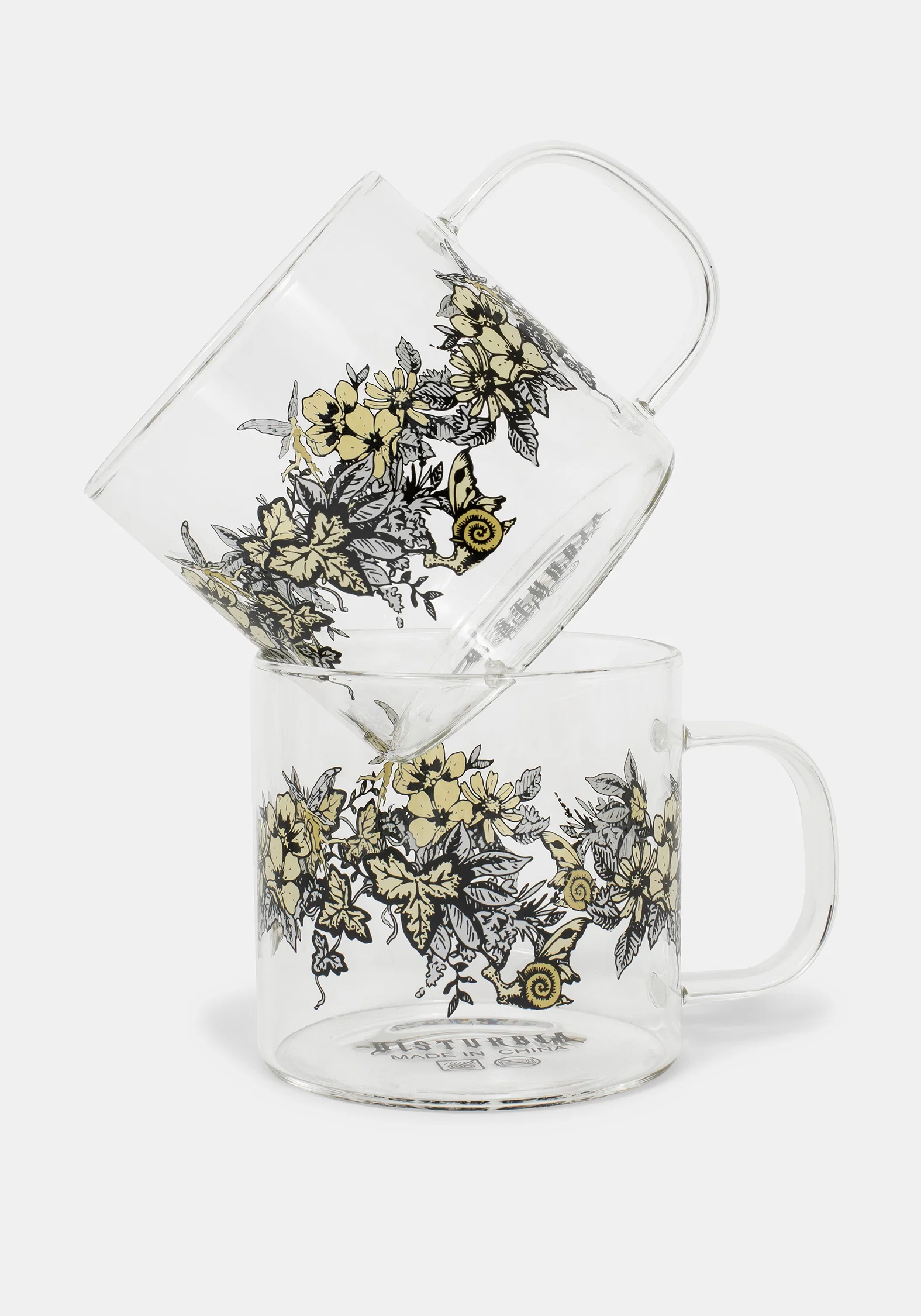 Maypole Glass Mug (2 Piece Set) - Image 5