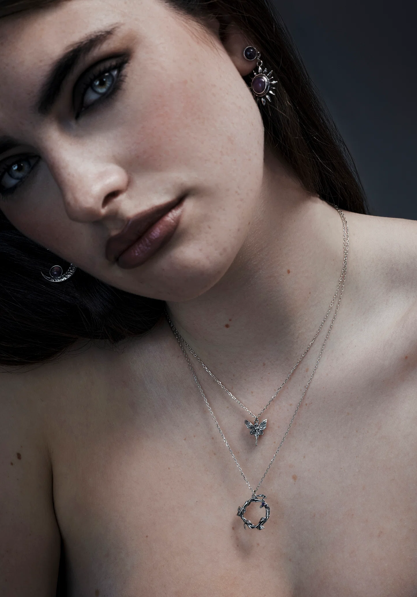 Maypole Sterling Silver Amethyst Fairy Necklace - Image 2