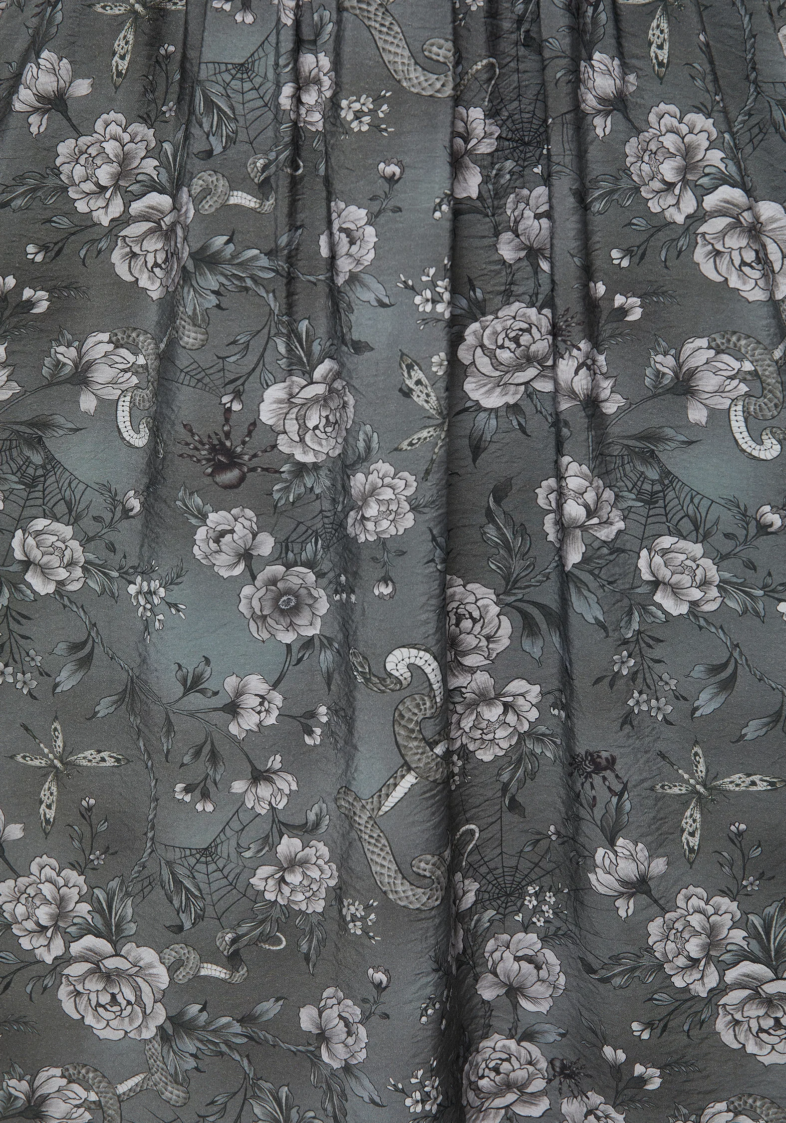 Meadow Floral Serpent Print Cami Midi Dress - Image 8