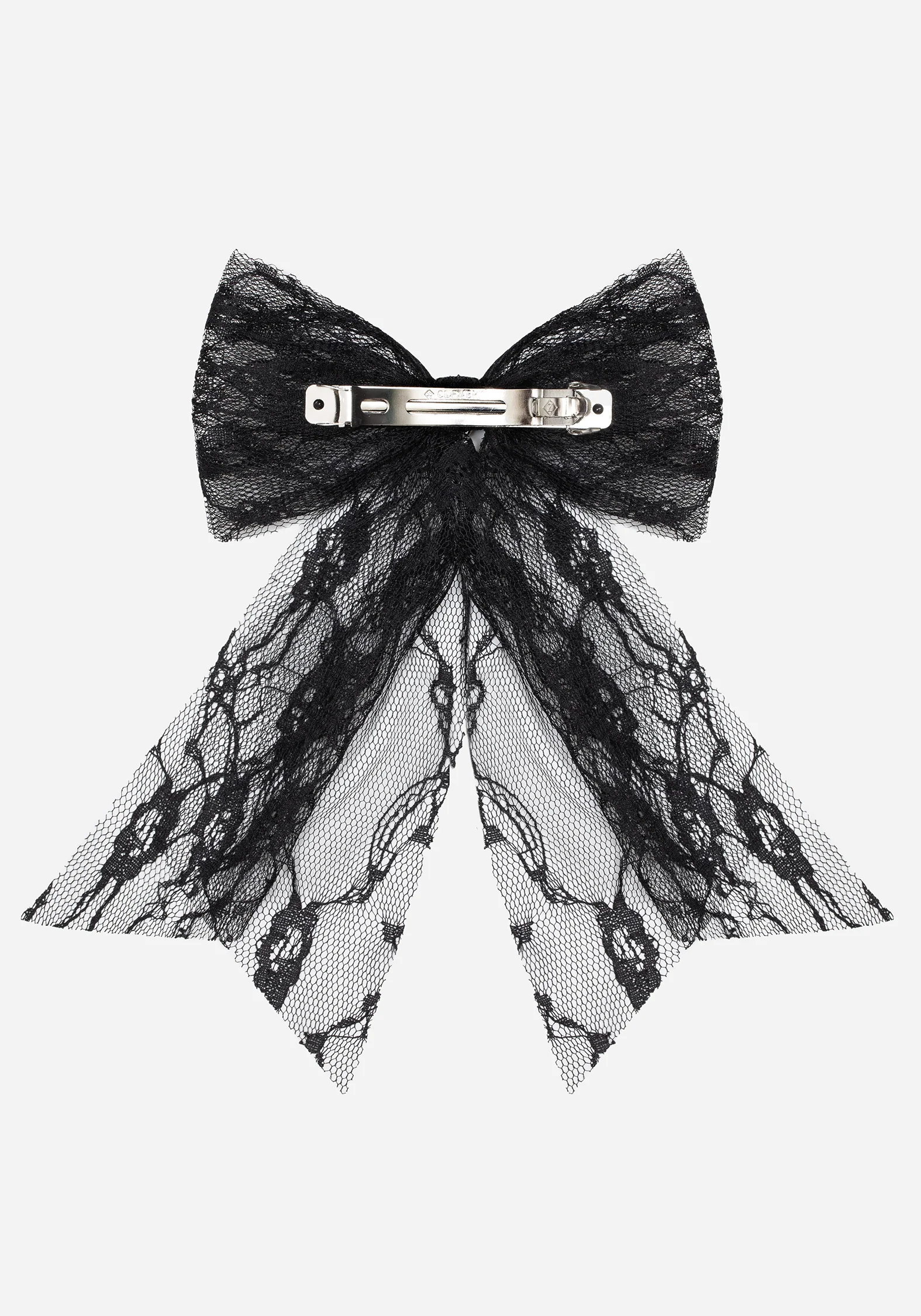 Melanie Heart Lace Hair Bow - Image 5