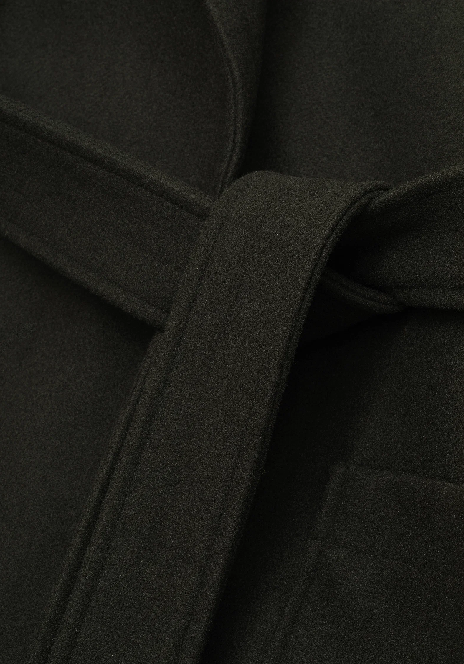 Meltdown Oversized Coat with Brooch - Green - Image 10