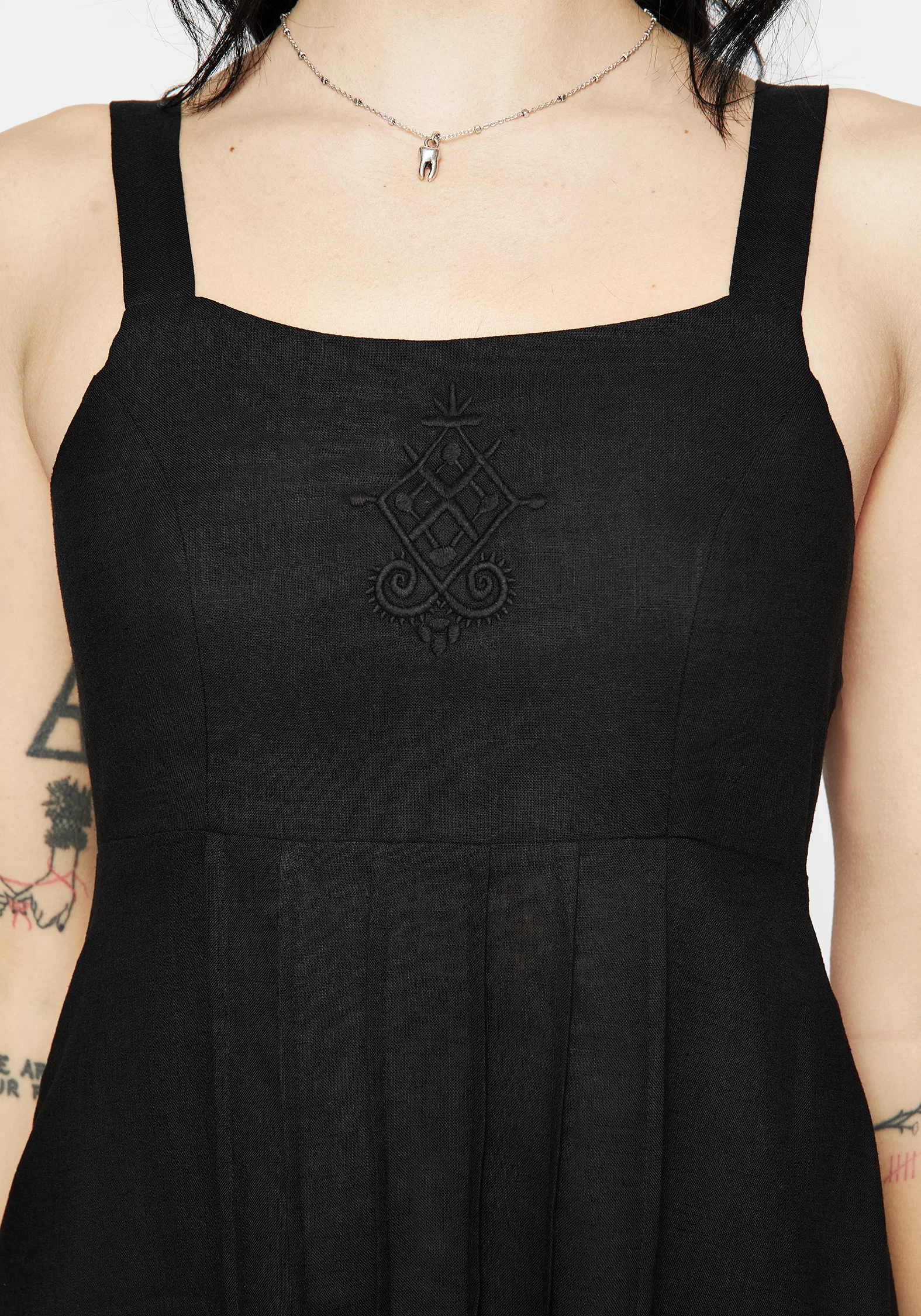 Merrymount Embroidered Midaxi Dress - Image 2