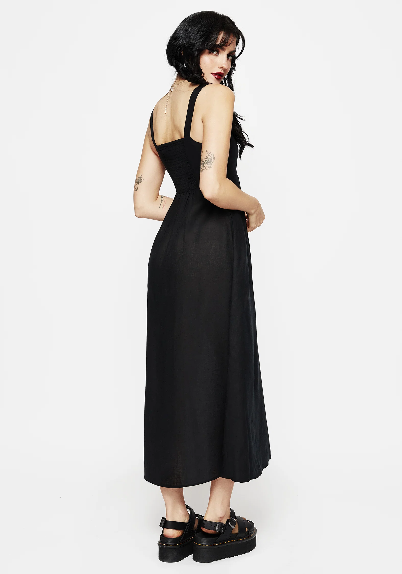 Merrymount Embroidered Midaxi Dress - Image 3