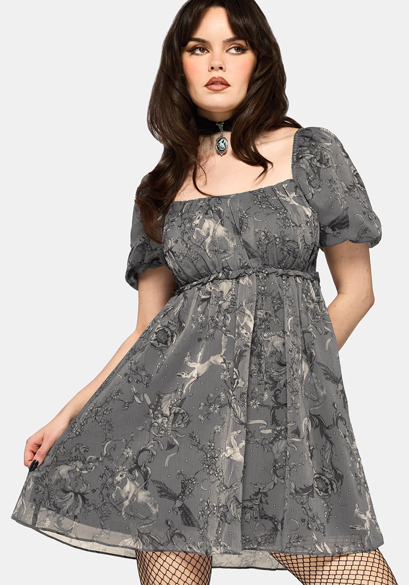 Merunicorn Enchanted Forest Mini Dress - Image 4