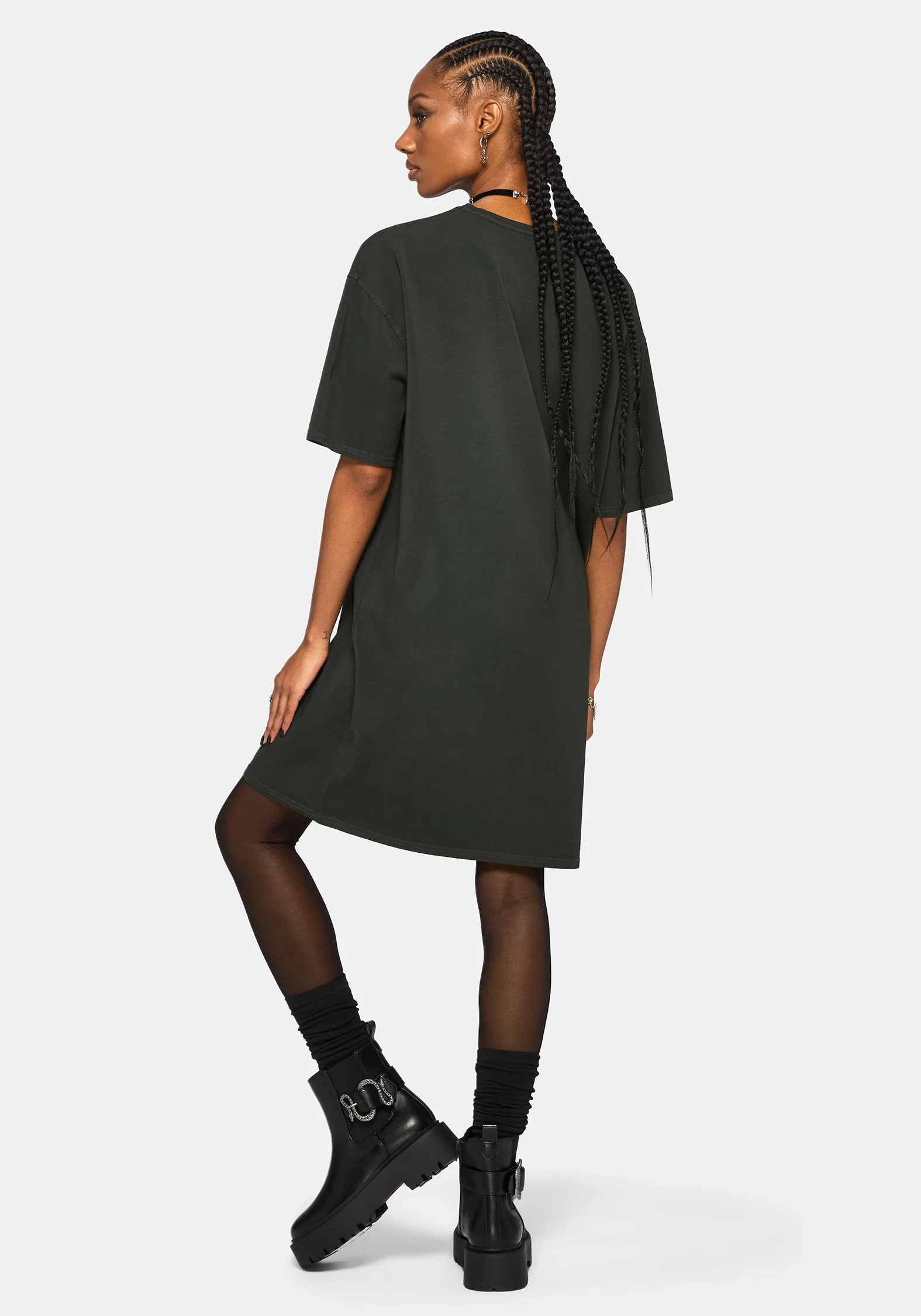 Merunicorn Enchanted Forest Printed Tee Dress - Image 3