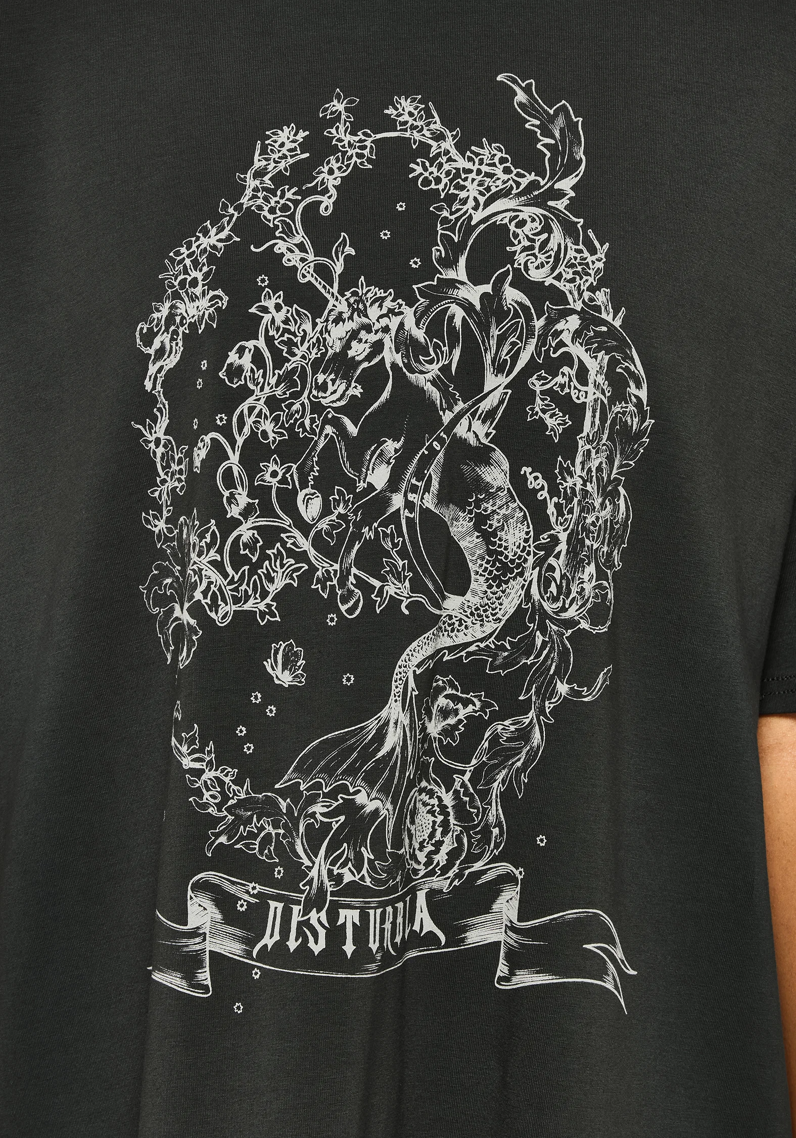 Merunicorn Enchanted Forest Printed Tee Dress - Image 6
