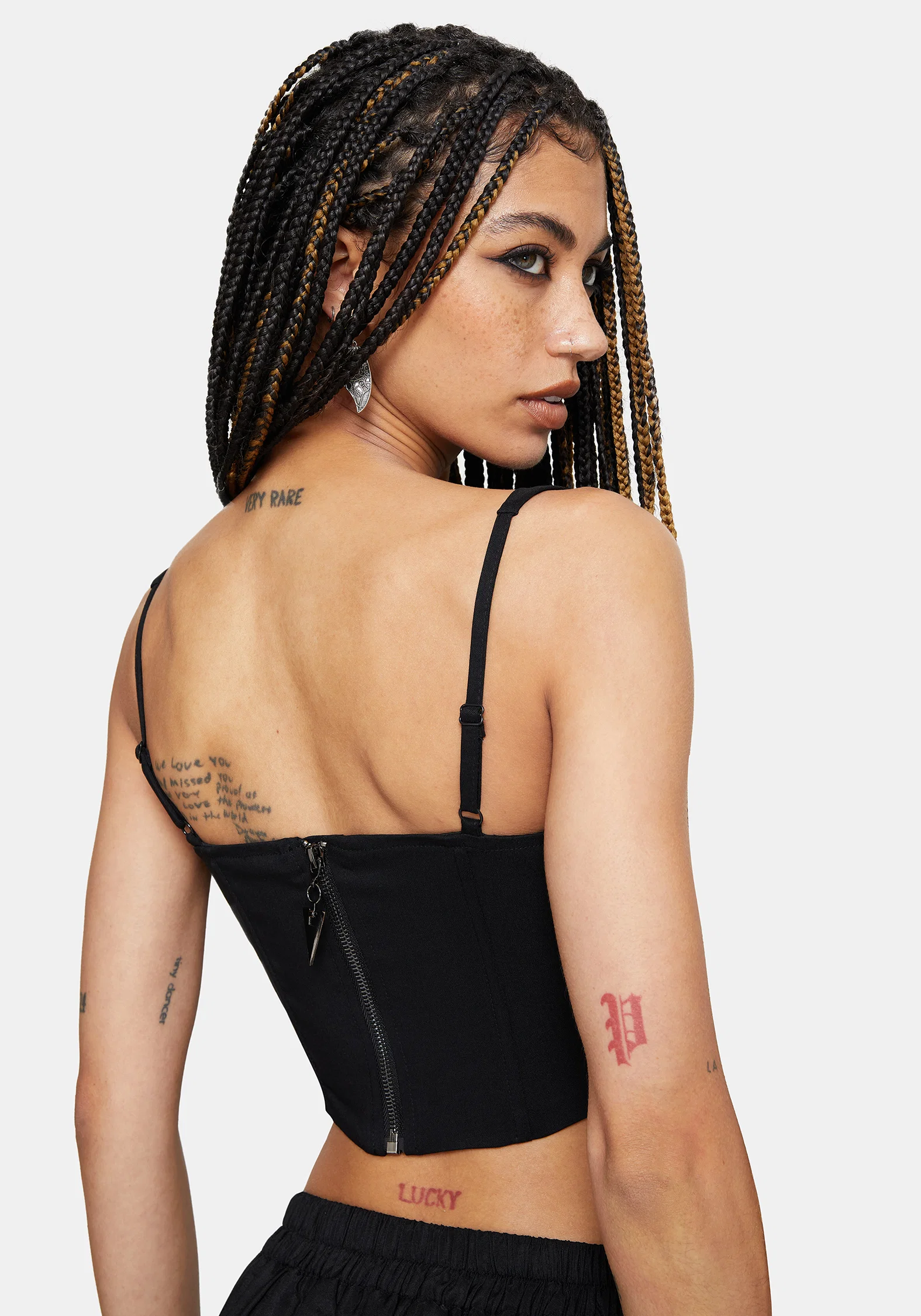 Miranda Lace Up Corset Top - Image 3