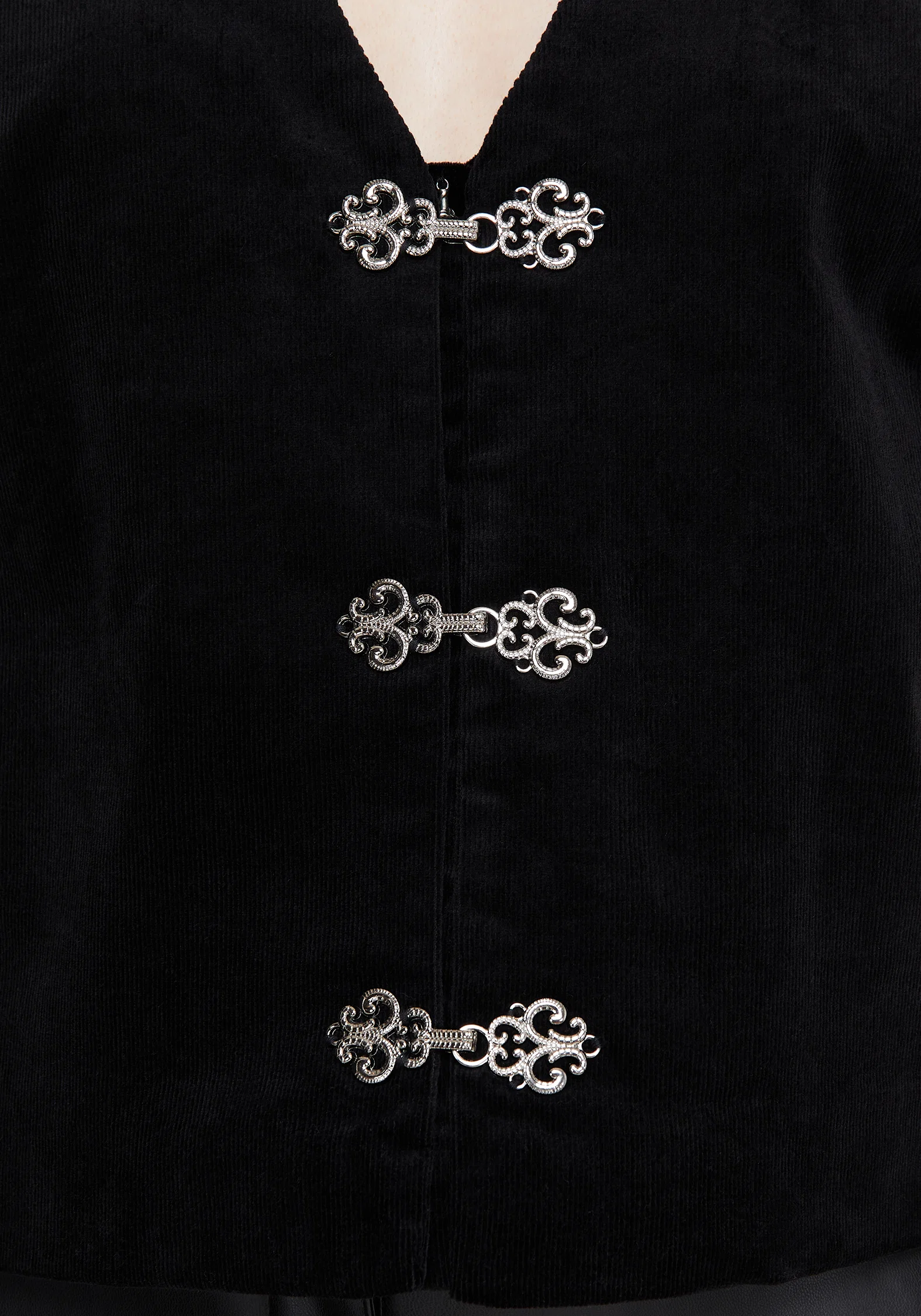 Mire Sleeveless Corduroy Waistcoat Top - Image 2