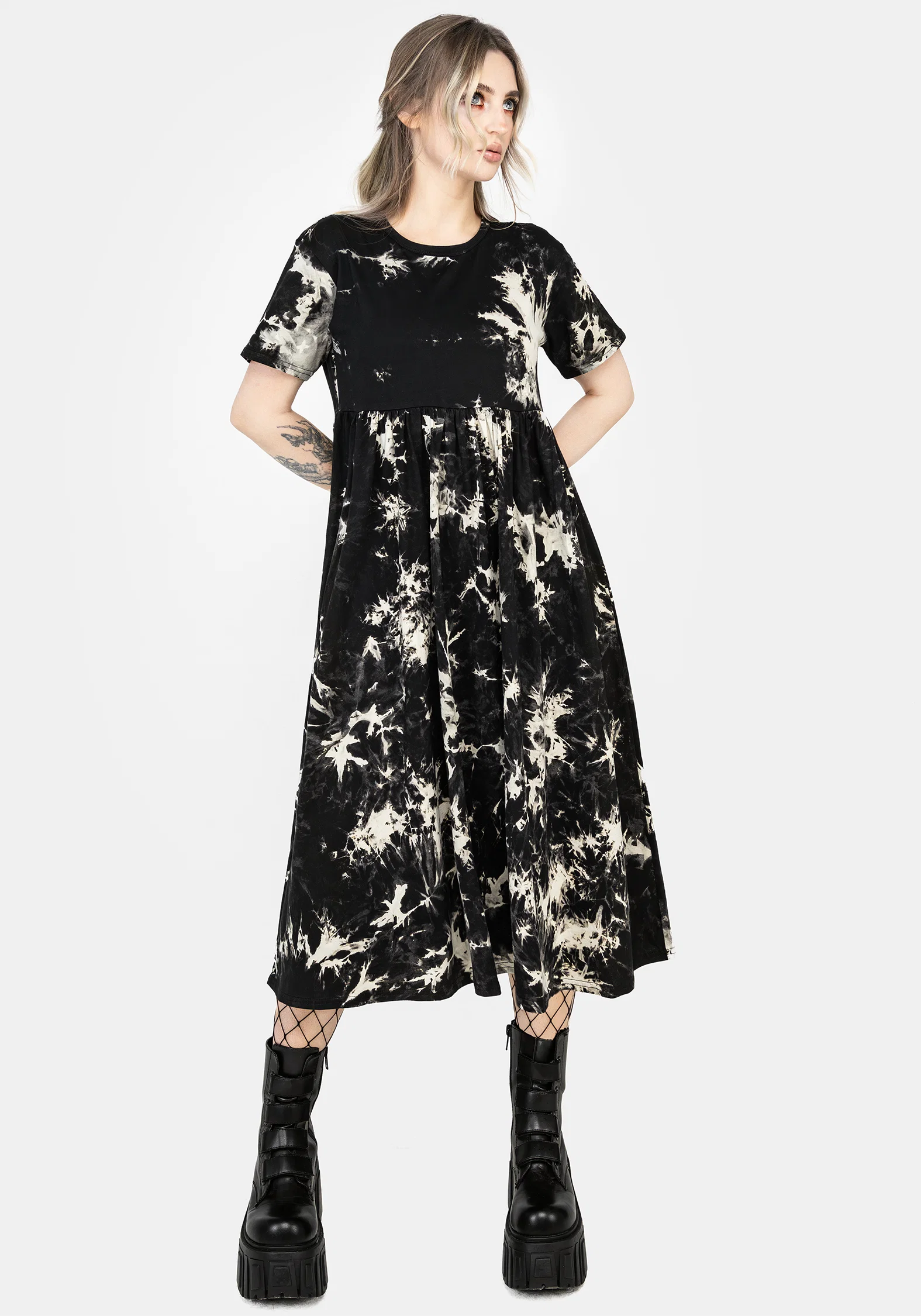 Moodswing Tie Dye Midi Dress - Image 4