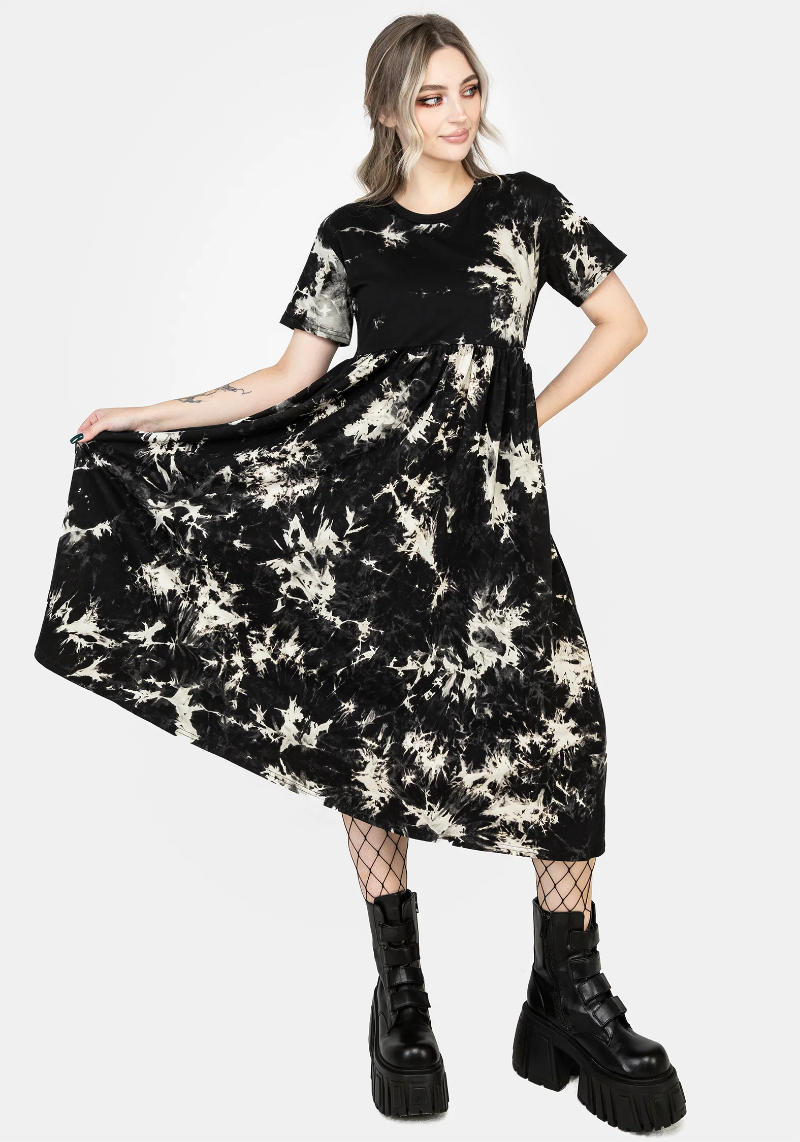 Moodswing Tie Dye Midi Dress - Image 6