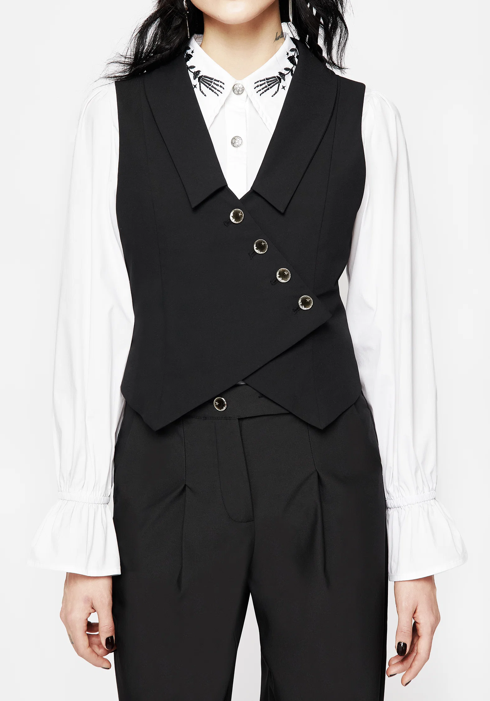 Moonage Asymmetric Waistcoat - Image 4