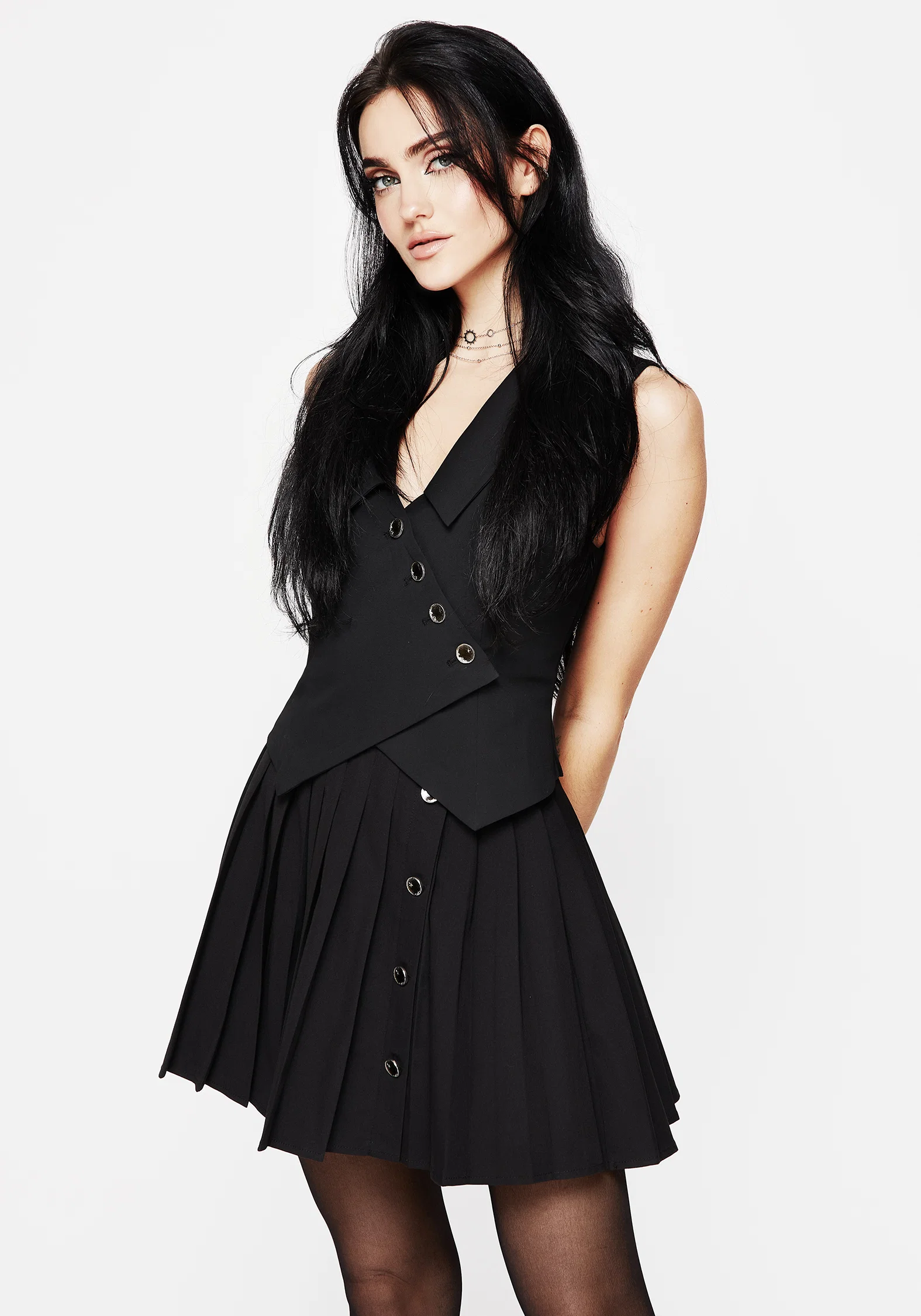 Moonage Pleated Mini Skirt - Image 7