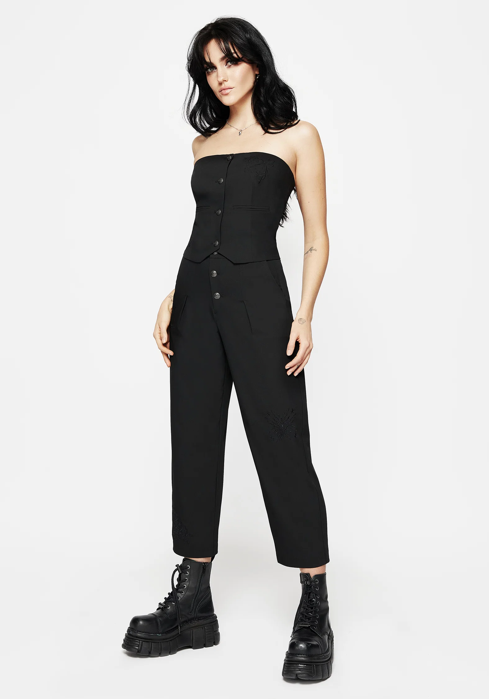 Moonbow Embroidered Tailored Trouser - Image 4