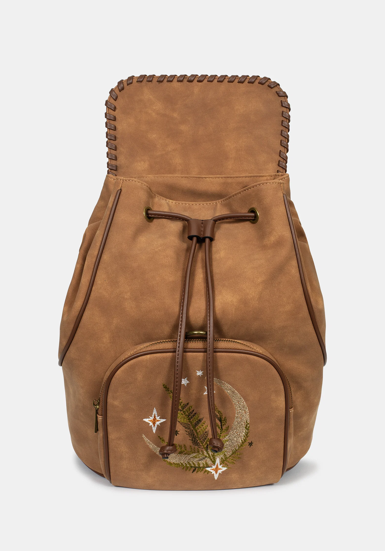 Moonlit Moon Embroidered Backpack - Image 5