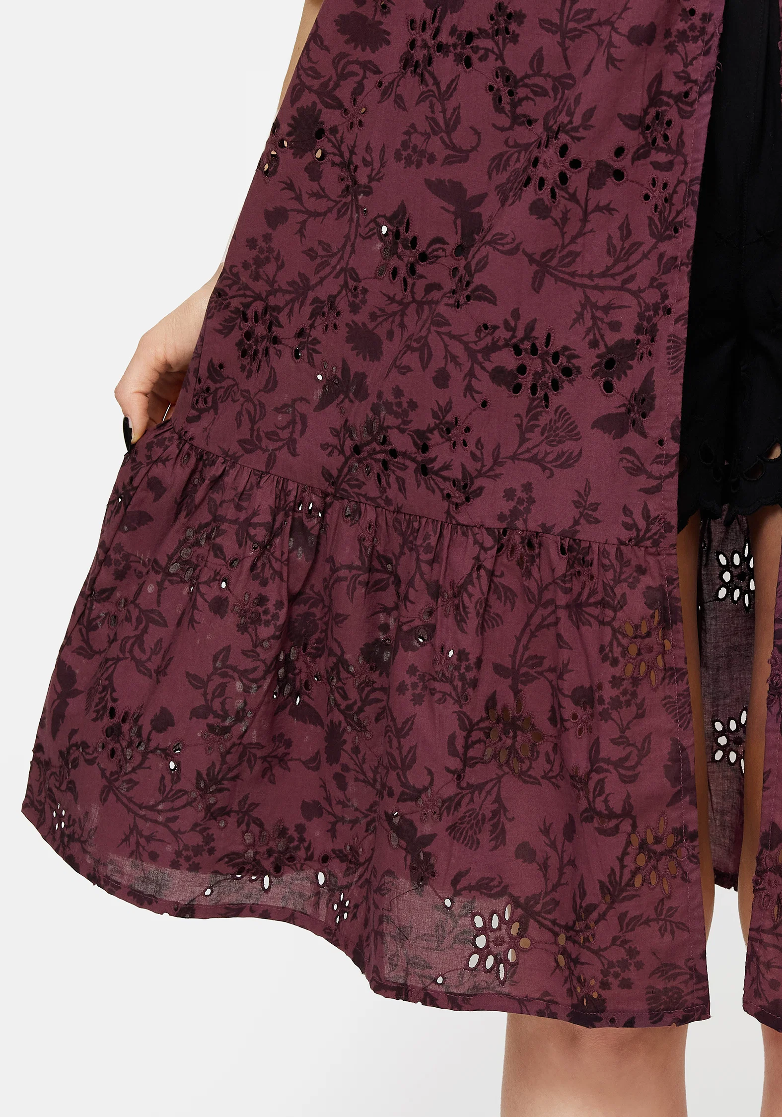Morgana Cotton Broderie Overdress - Image 2