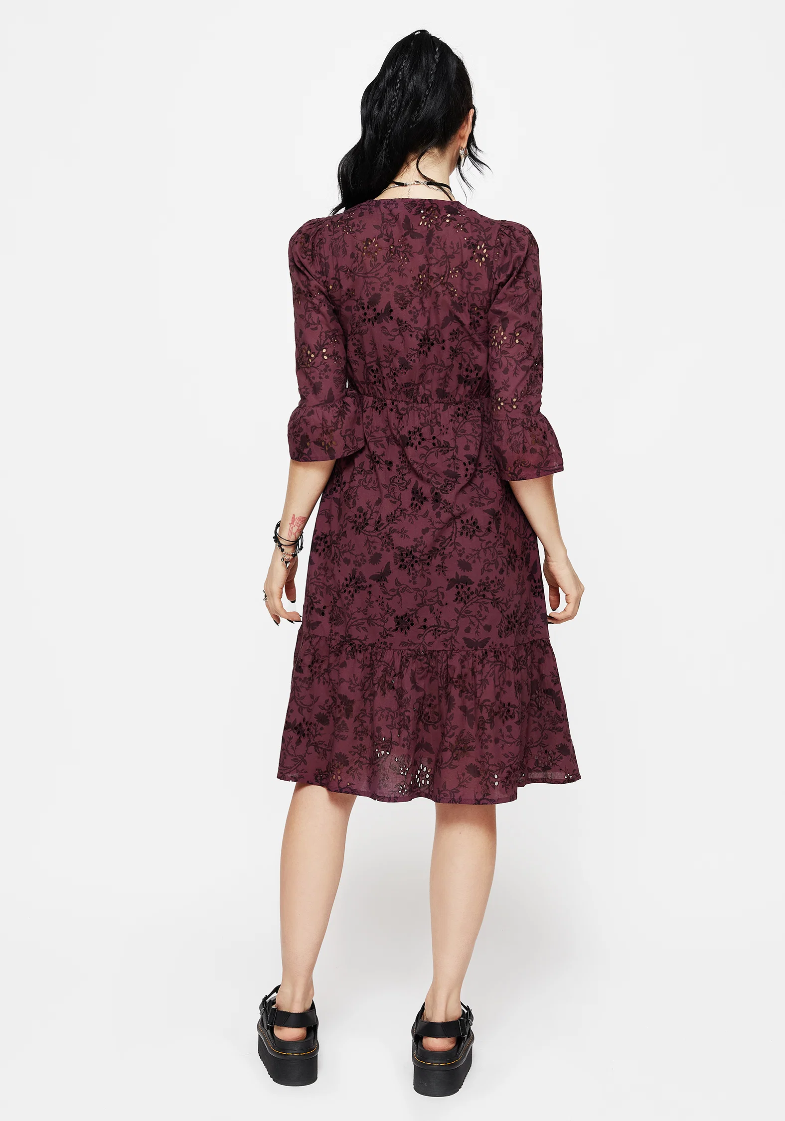 Morgana Cotton Broderie Overdress - Image 3