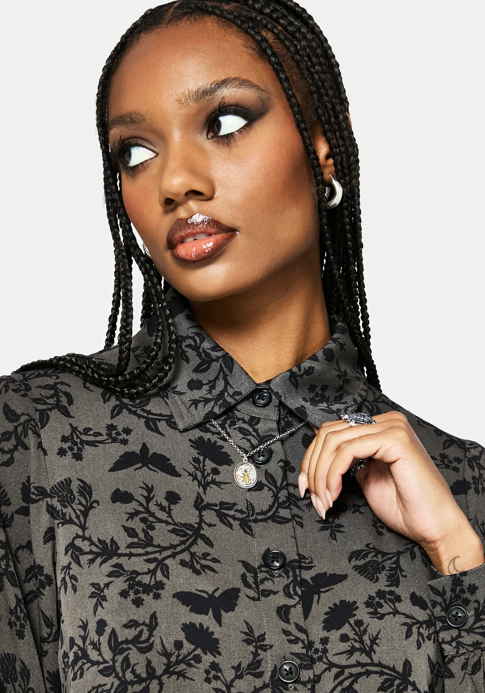 Morgana Long Sleeved Shirt - Green - Image 2