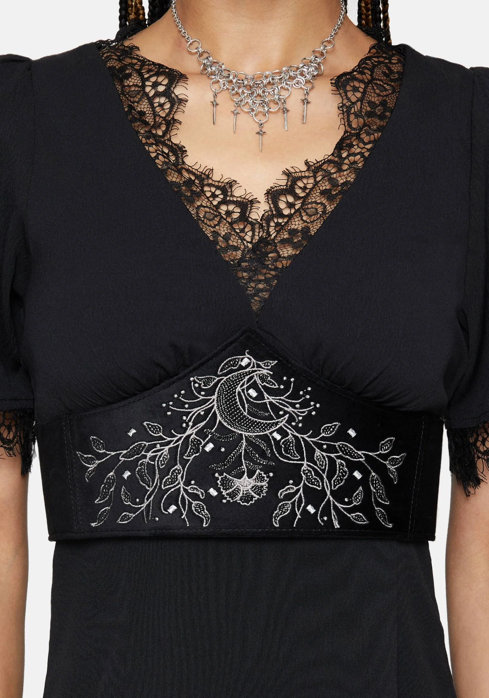 Morrigan Star Crossed Embroidered Waist Belt - Image 3