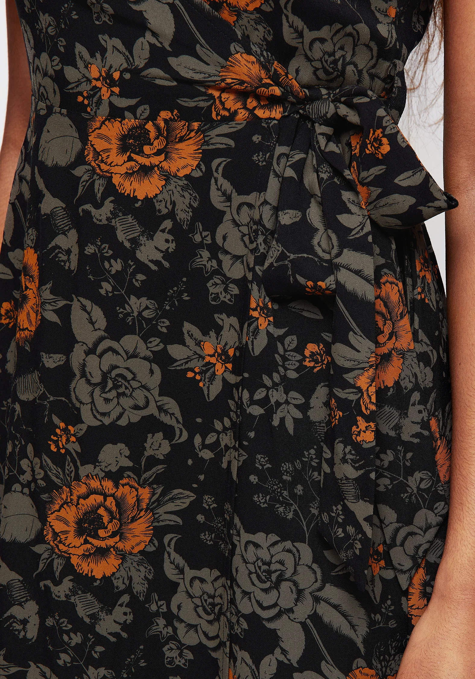 Mortify Floral Print Mini Wrap Dress - Image 2