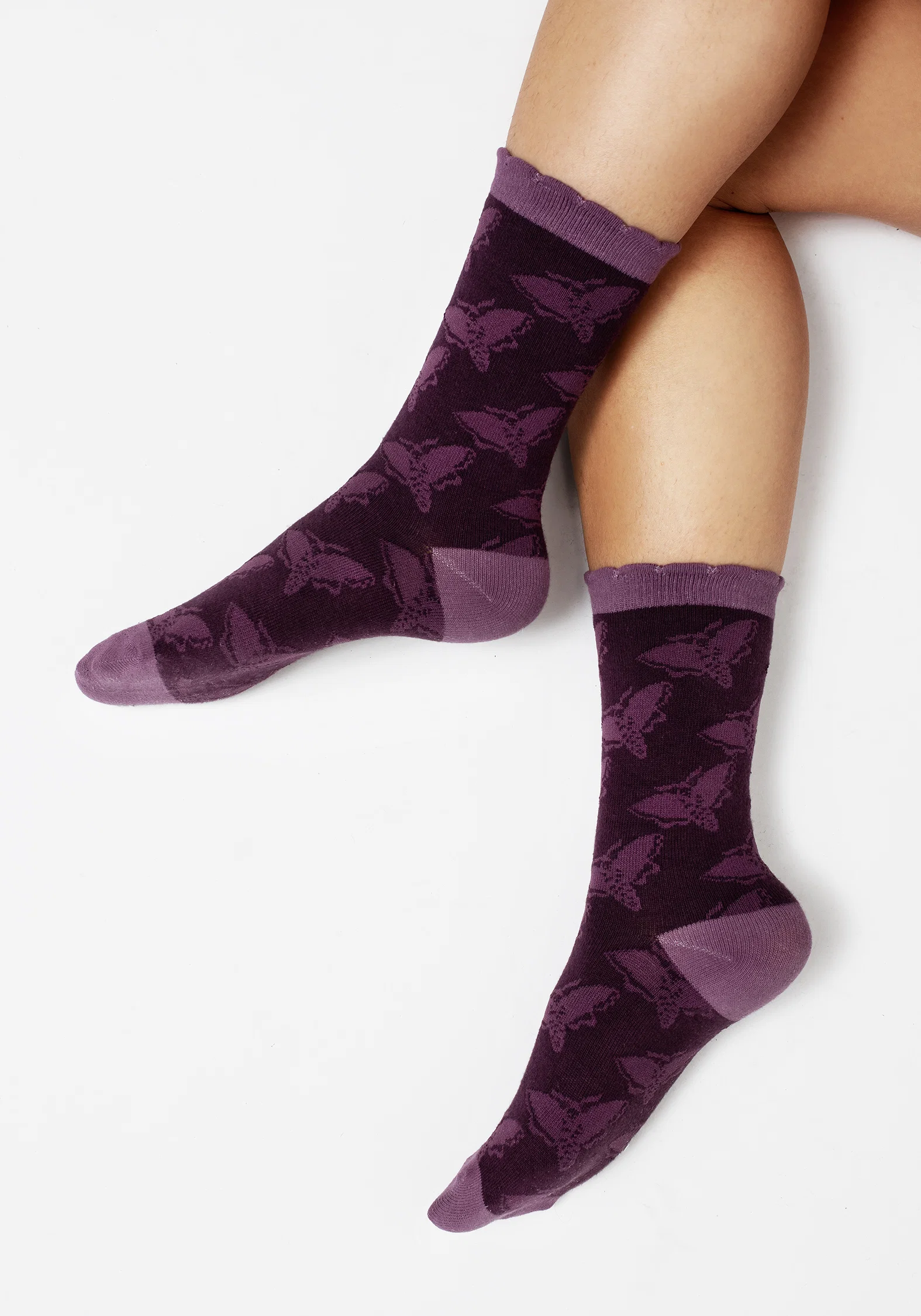 Mortmoth Jacquard Knit Socks - Image 4