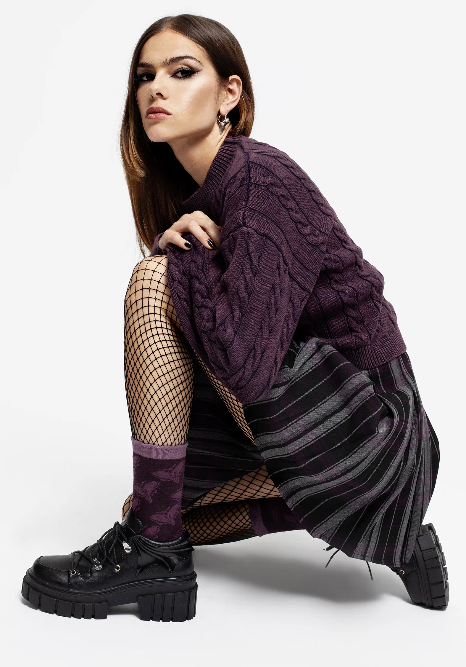 Mortmoth Jacquard Knit Socks - Image 6